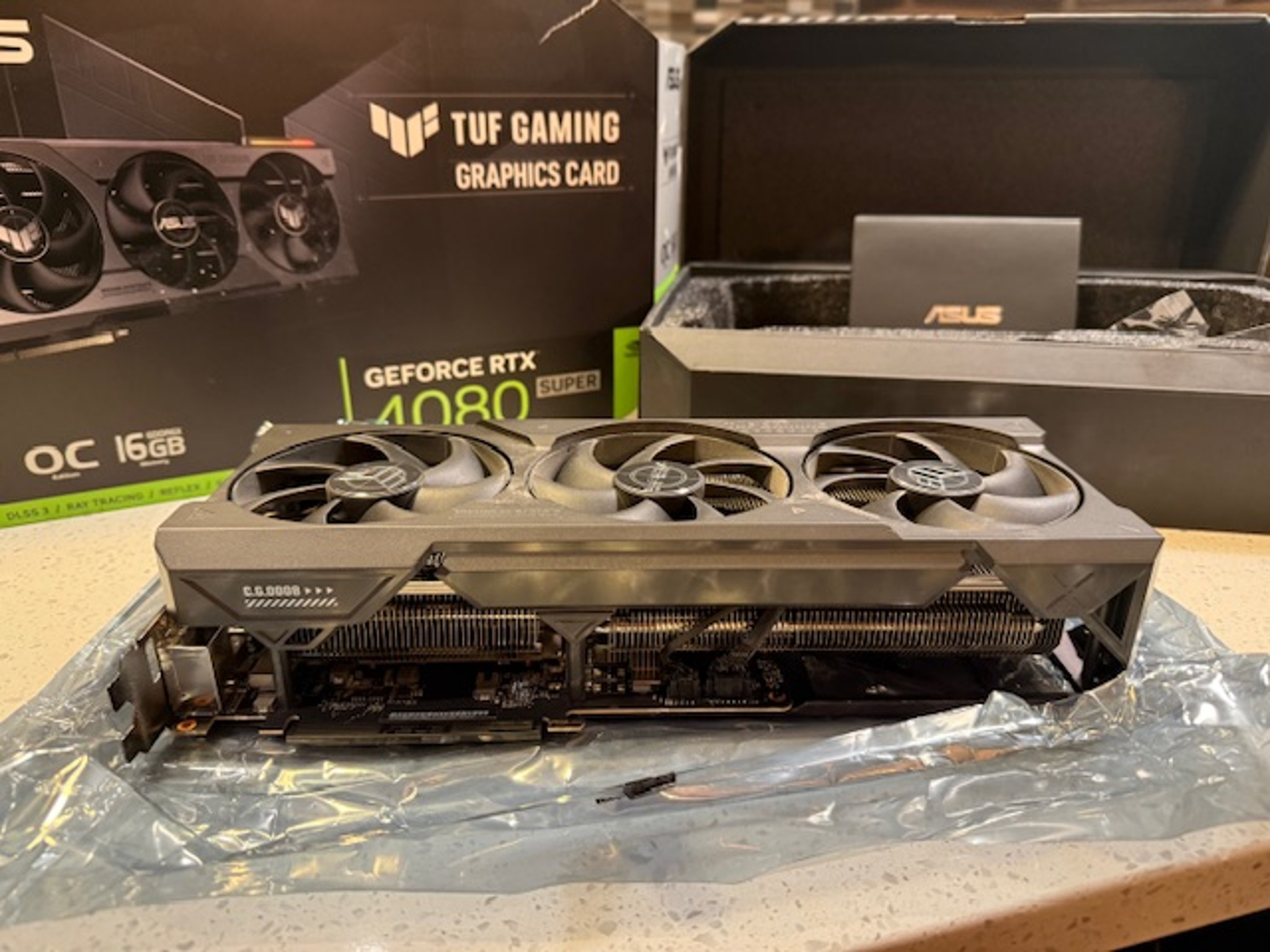 ASUS TUF Gaming NVIDIA GeForce RTX 4080 Super OC Edition Gaming Graphics Card 16GB