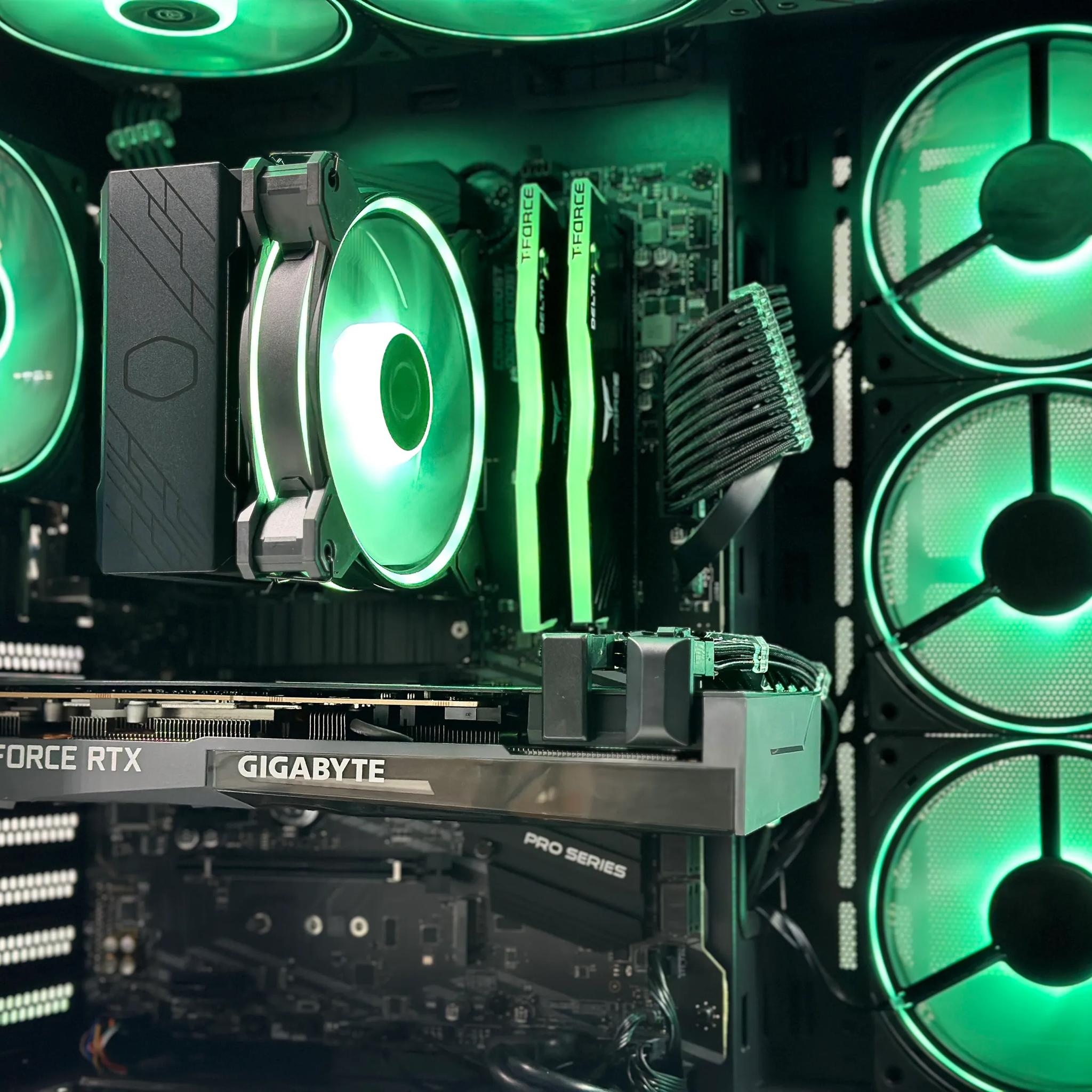 💚✳️Green Star Gaming PC❇️Nvidia RTX 3070 8GB❇️Ryzen 7 5700X 8 core❇️32GB DDR4❇️1TB SSD