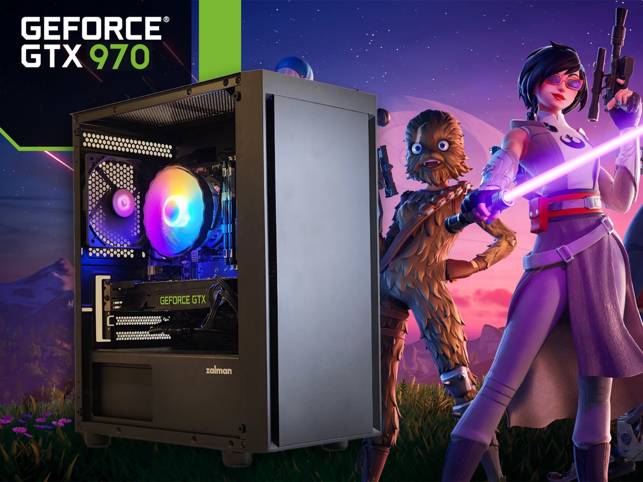💰 Budget Gaming PC | GeForce GTX 970, Intel 8-Core Xeon, 16GB RAM, 256GB SSD + 500GB, WIN 10 Pro