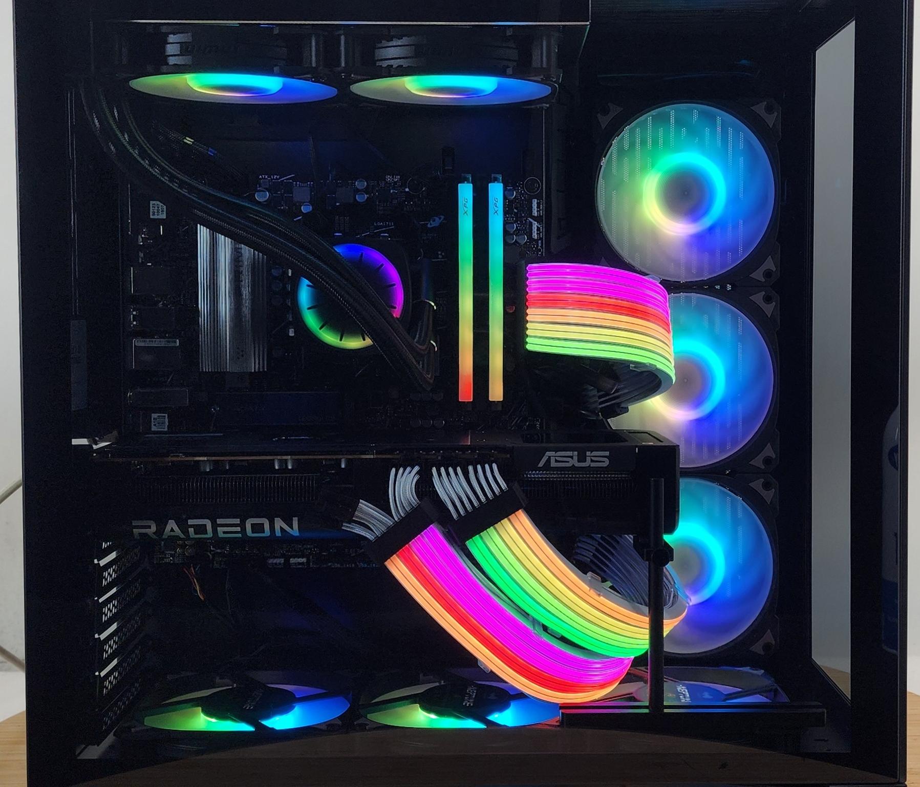 Gaming PC Ryzen 7 7700X 32GB RAM 1TB SSD RX 9070 XT 16GB Windows 11 Computer