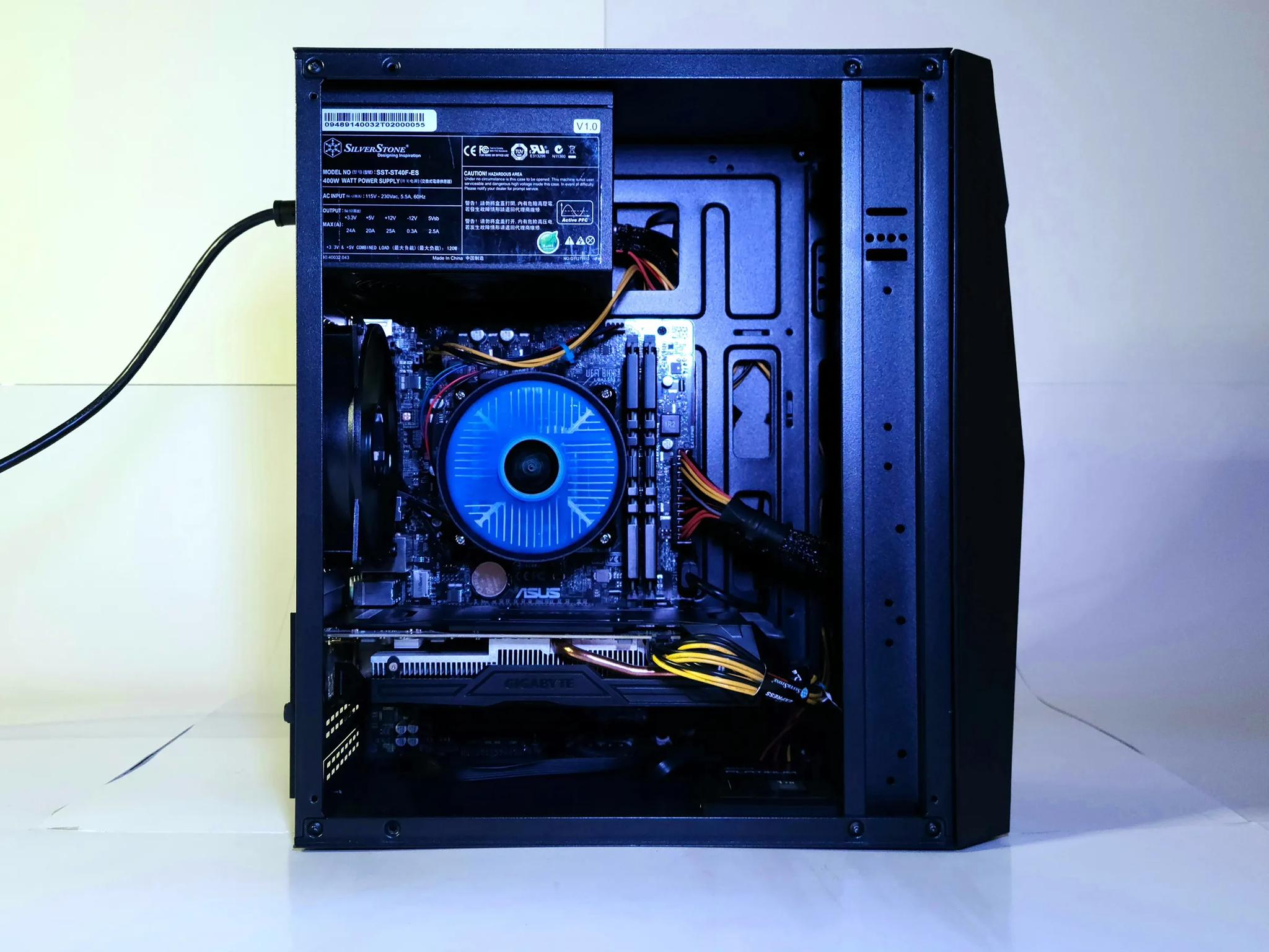 Myny60 Gaming PC Custom Windows 10 Pro GTX 1060 Micro ATX Intel Powerhouse(wifi)