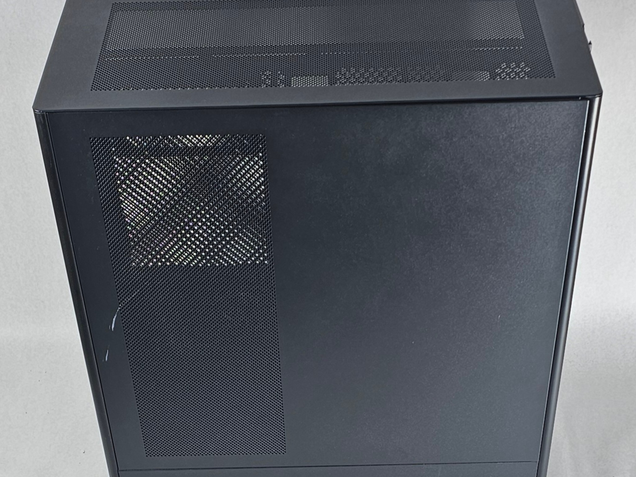 Black CyberPowerPC PC Case with Tempered Glass w/ 5 Fans