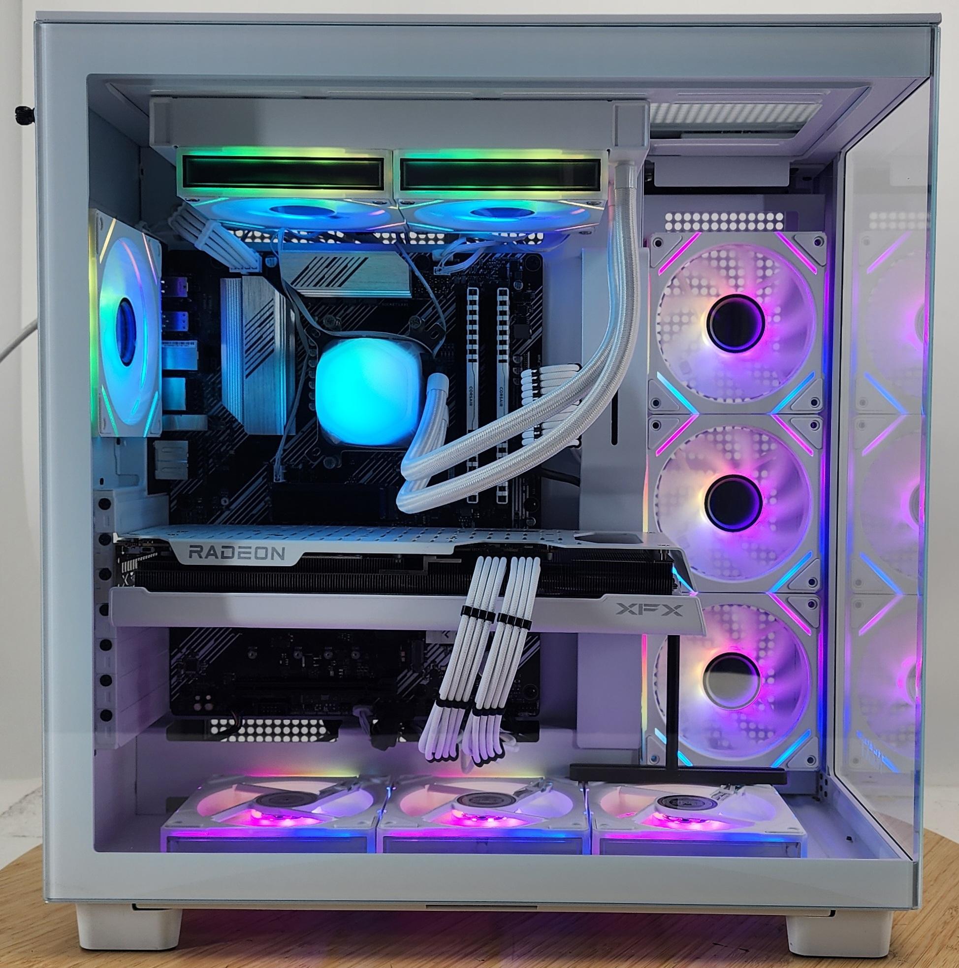 Gaming PC Ryzen 7 5700X 32GB RAM 1TB SSD RX 7800 XT 16GB Windows 11 Computer