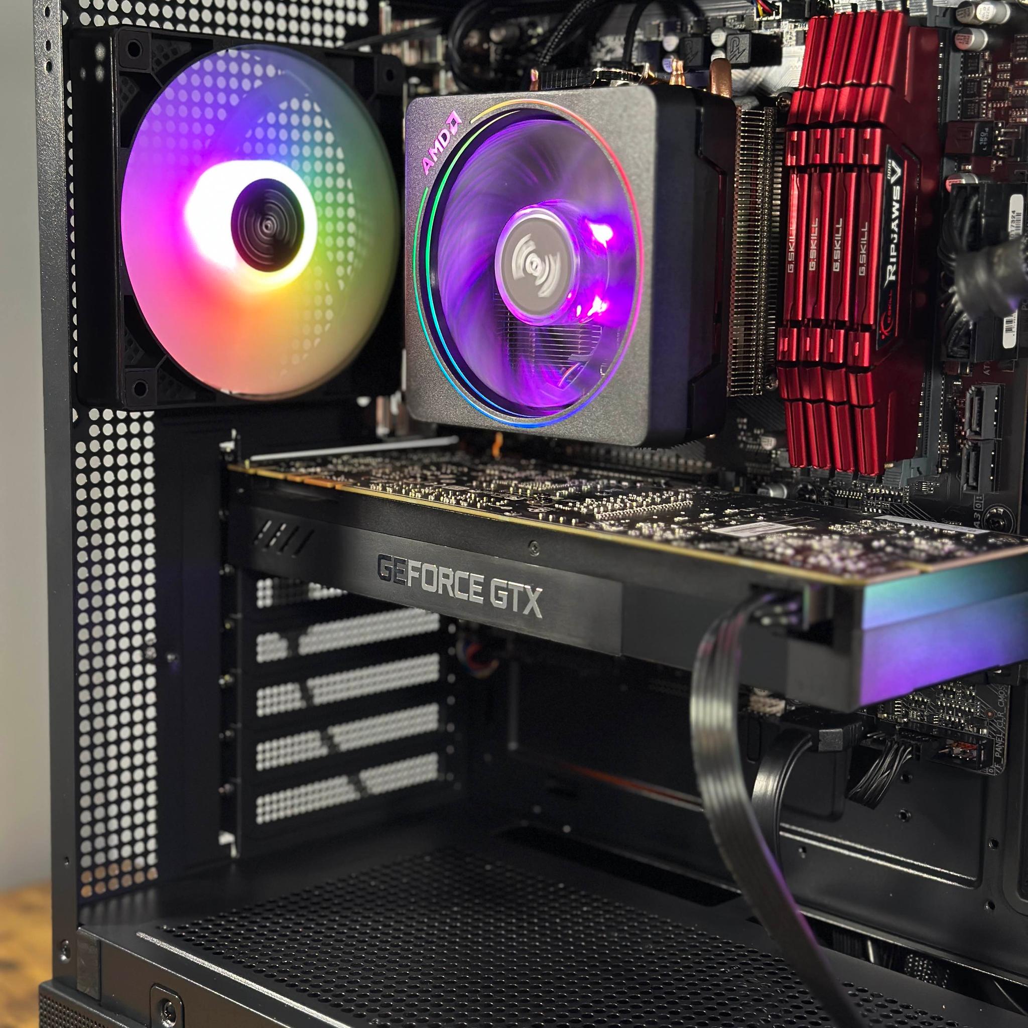 GTX 1070 8GB | Ryzen 7 2700X | 16GB DDR4 | 512GB SSD | Win11 | WIFI | 1080P Custom Gaming PC