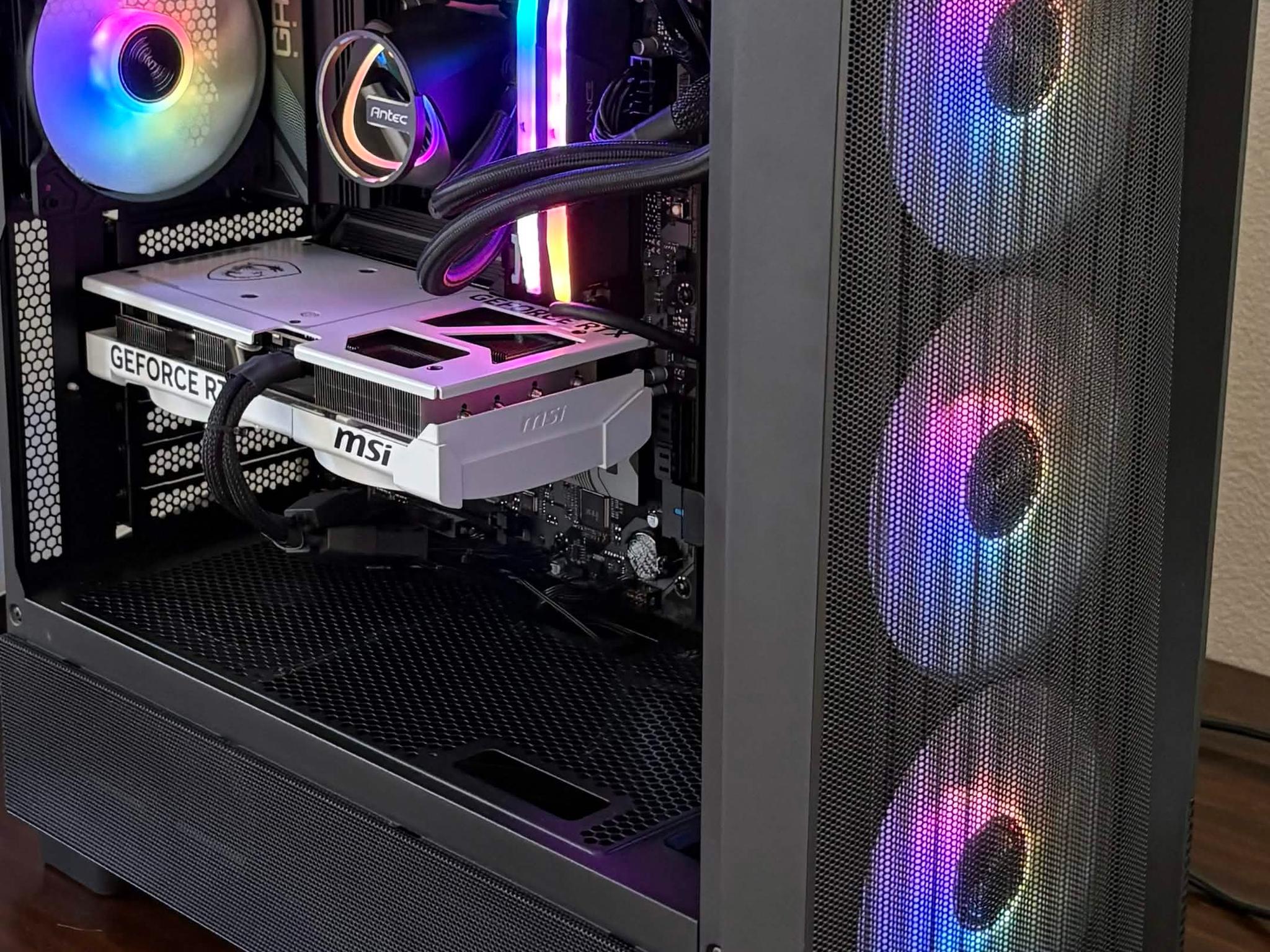 Black PC build made for 1440p Gaming