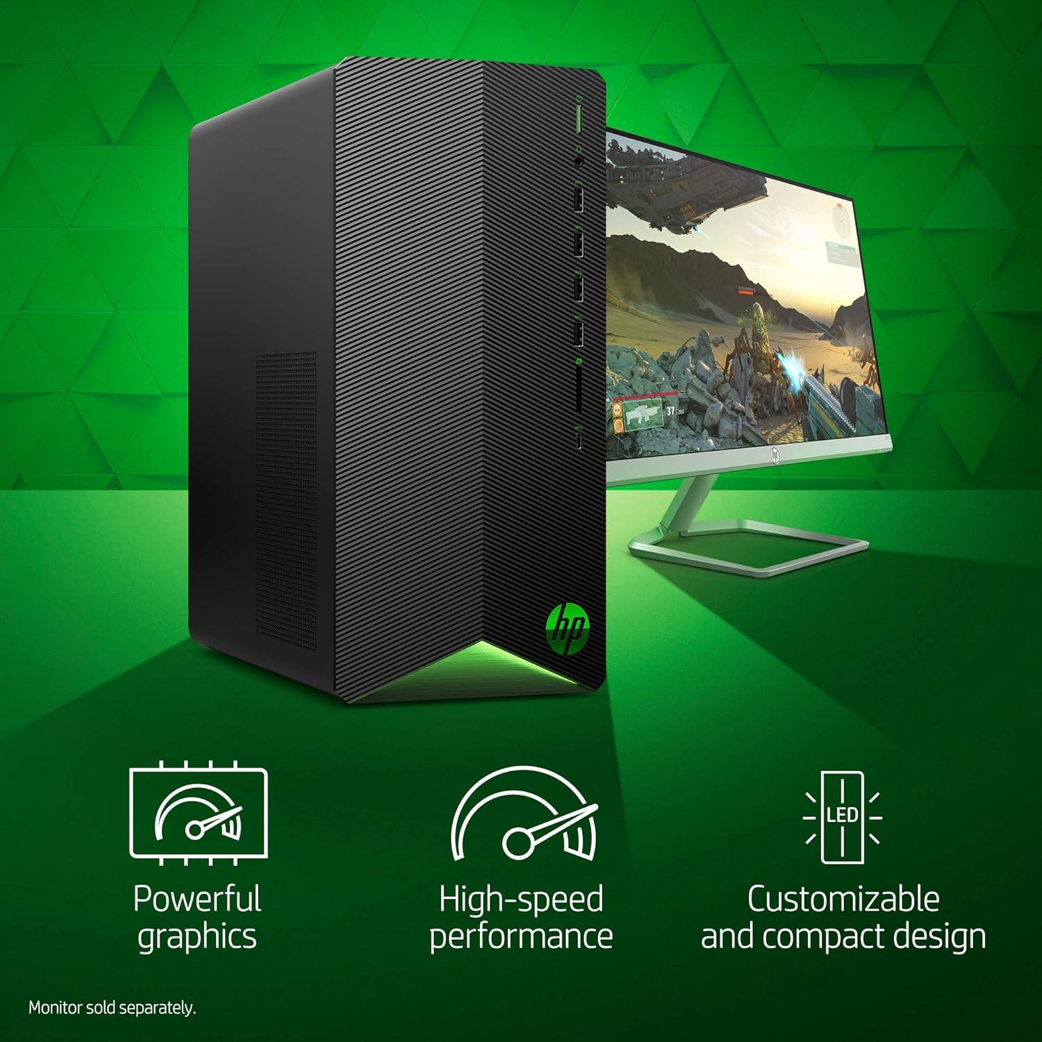 [USED] HP Gaming Computer, Ryzen 5 3500, GTX 1650, 512GB SSD