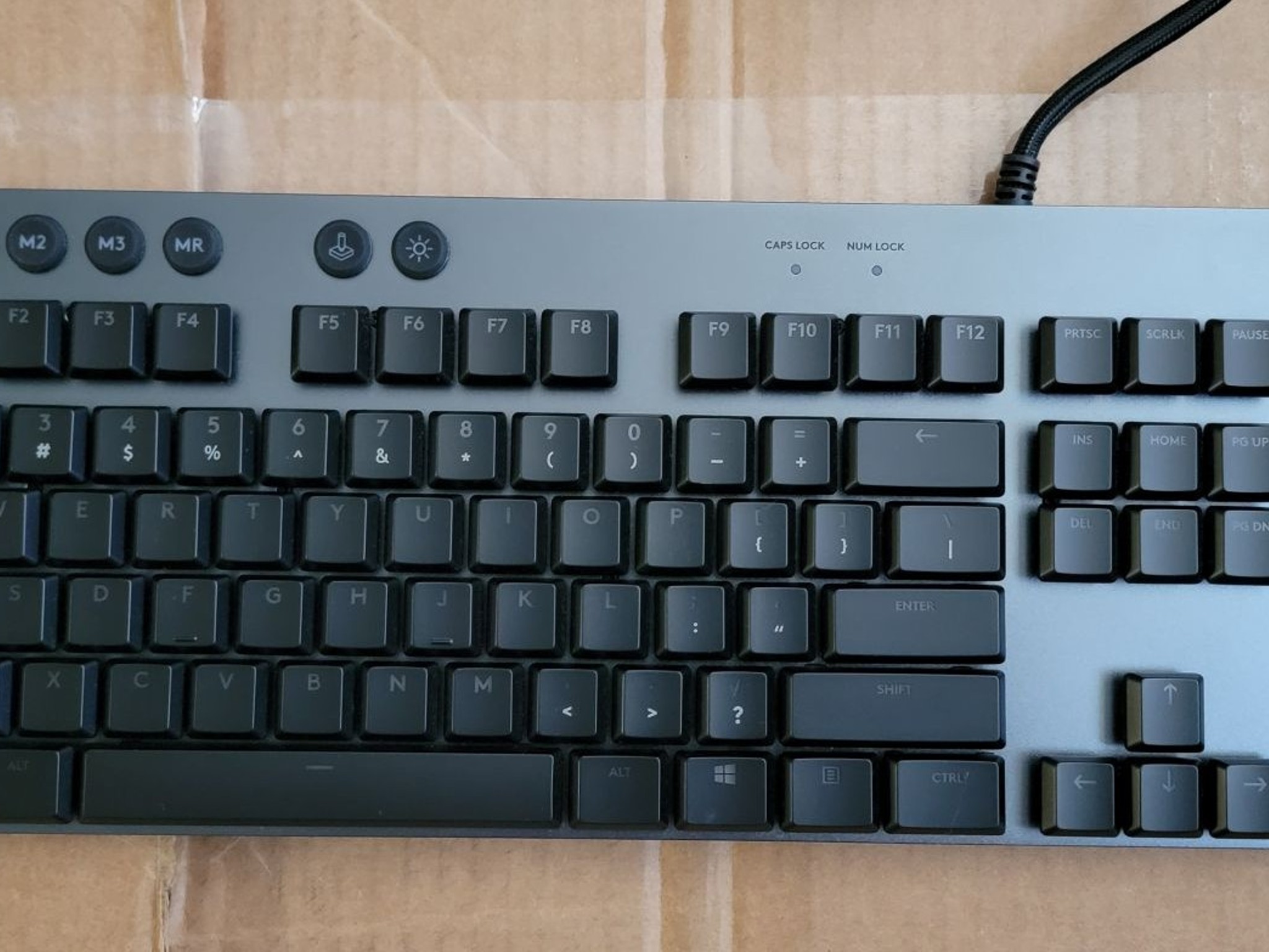 Logitech G815 RGB Mechanical Gaming Keyboard - Clicky Switches - Low Profile - Used