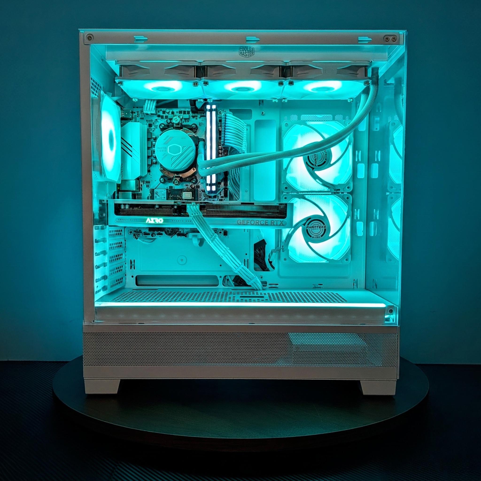 ❄️WHITE❄️ RTX 5060 TI 8GB PC | RYZEN 5 5600X | 32GB RAM | 1TB NVME | WINDOWS 11 |