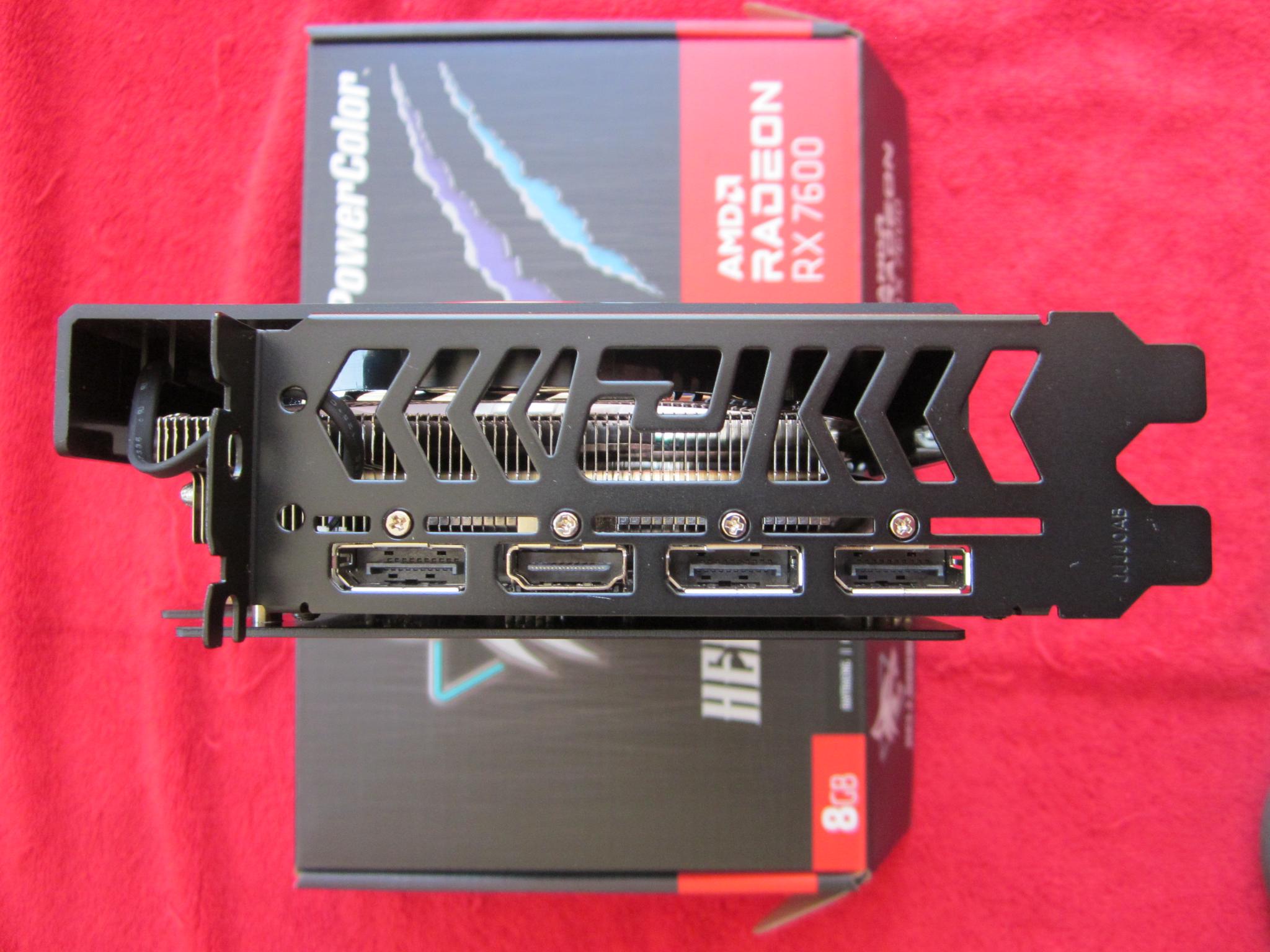 NEW! PowerColor Hellhound AMD Radeon RX 7600 8GB GDDR6 Graphics Card
