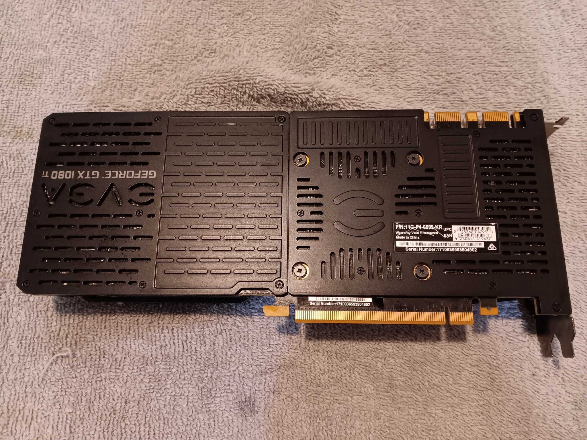 EVGA GeForce GTX-1080ti 11GB IOB For Parts