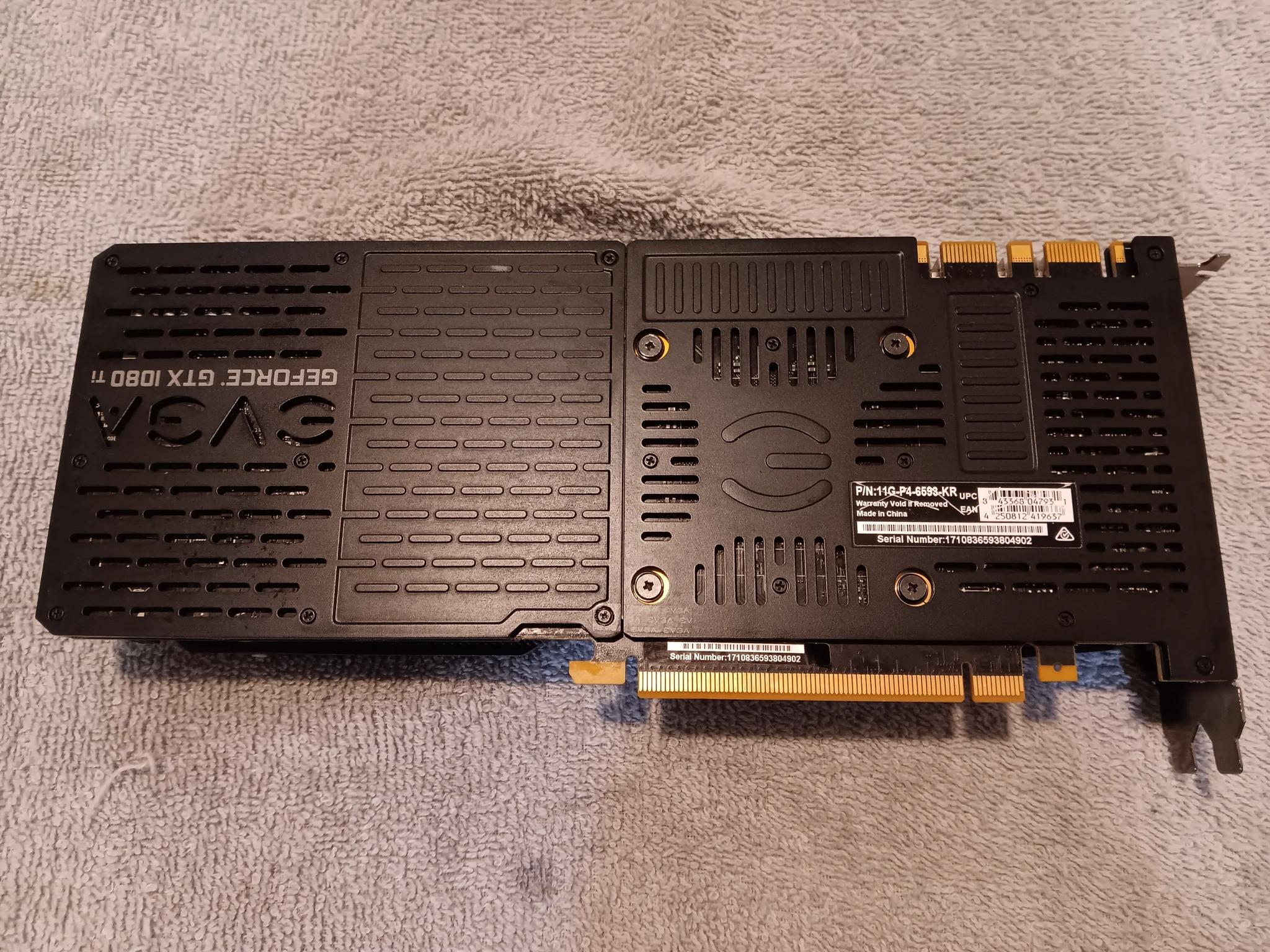 EVGA GeForce GTX-1080ti 11GB IOB For Parts