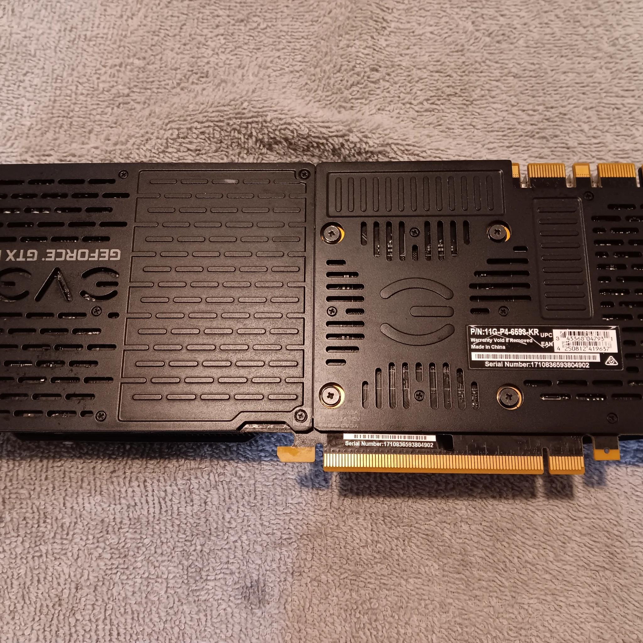 EVGA GeForce GTX-1080ti 11GB IOB For Parts