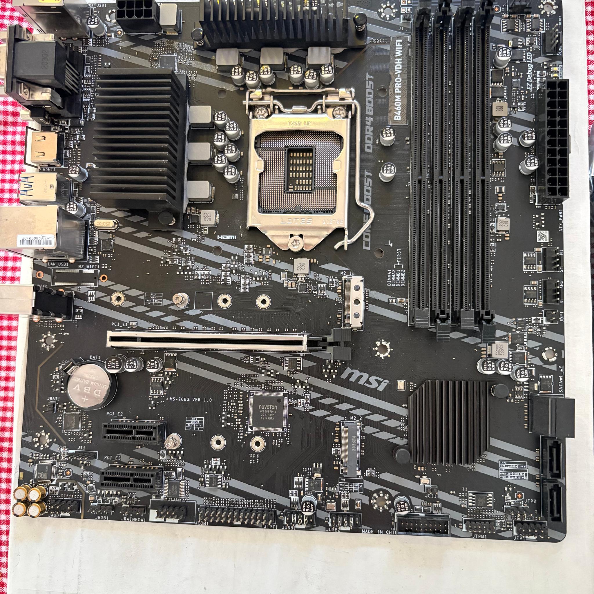 🔥 MSI B460M PRO-VDH Motherboard | Tested & Ready | Dual M.2 | Great Budget Intel Build!