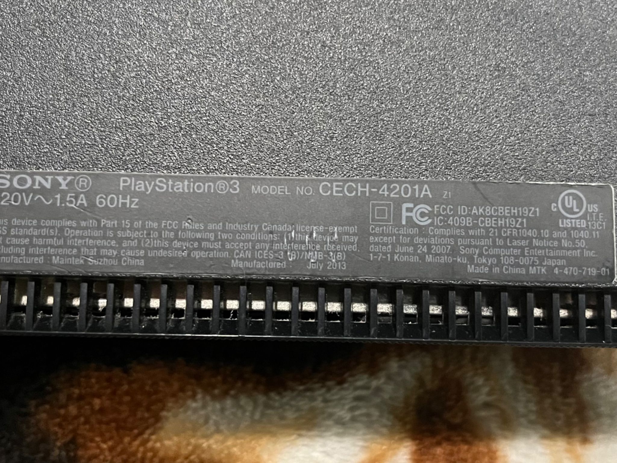 Modded PS3 Super Slim 12GB+500GB Hard Drive