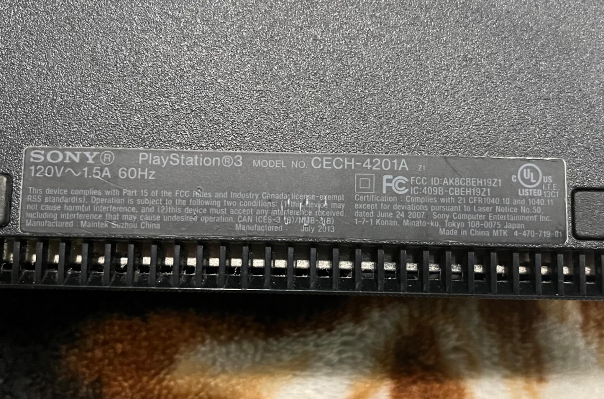Modded PS3 Super Slim 12GB+500GB Hard Drive