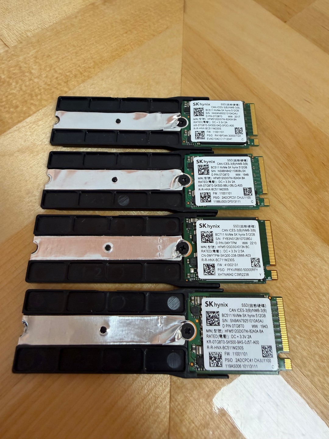 SK hynix BC511 512GB M.2 2230 NVMe PCIe Gen3 x4 SSD w/ 2280