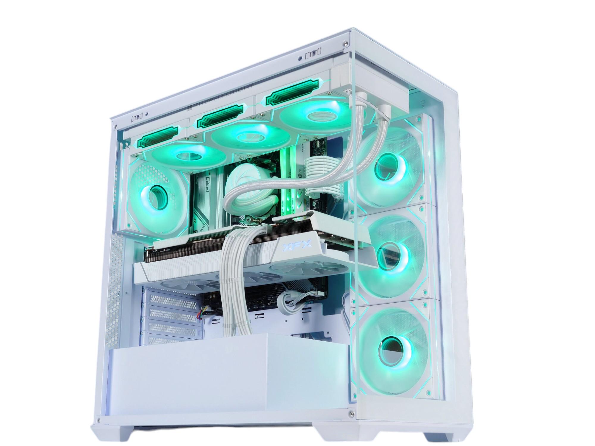 ☆Polaris❄️Liquid Cooled Gaming PC❄️AMD RX 7800 XT 16GB❄️AMD Ryzen 7 8700F❄️32GB DDR5❄️1TB SSD