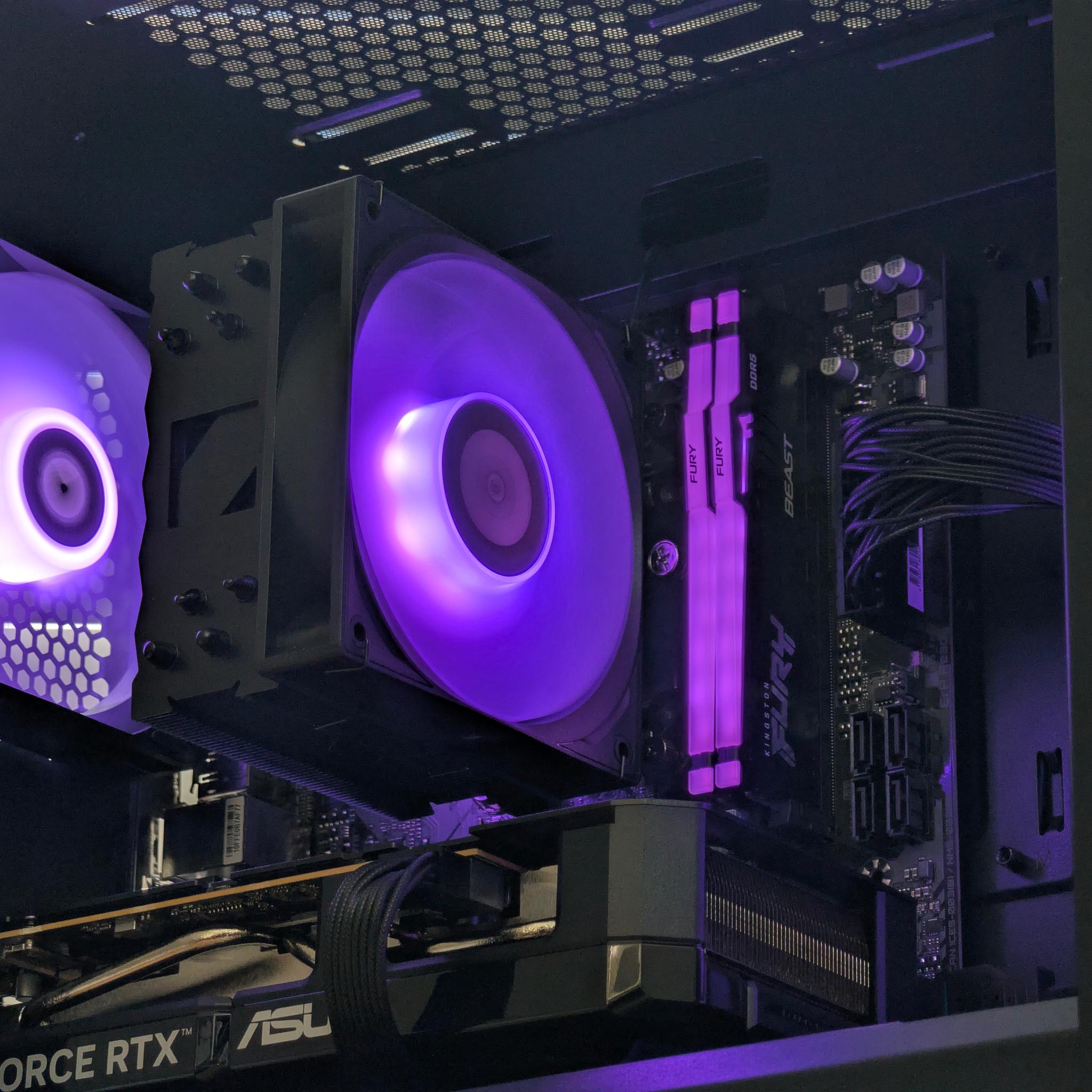 🖤💜Ryzen 5 7600x | RTX 5060 | 1TB SSD | Gaming PC💜🖤