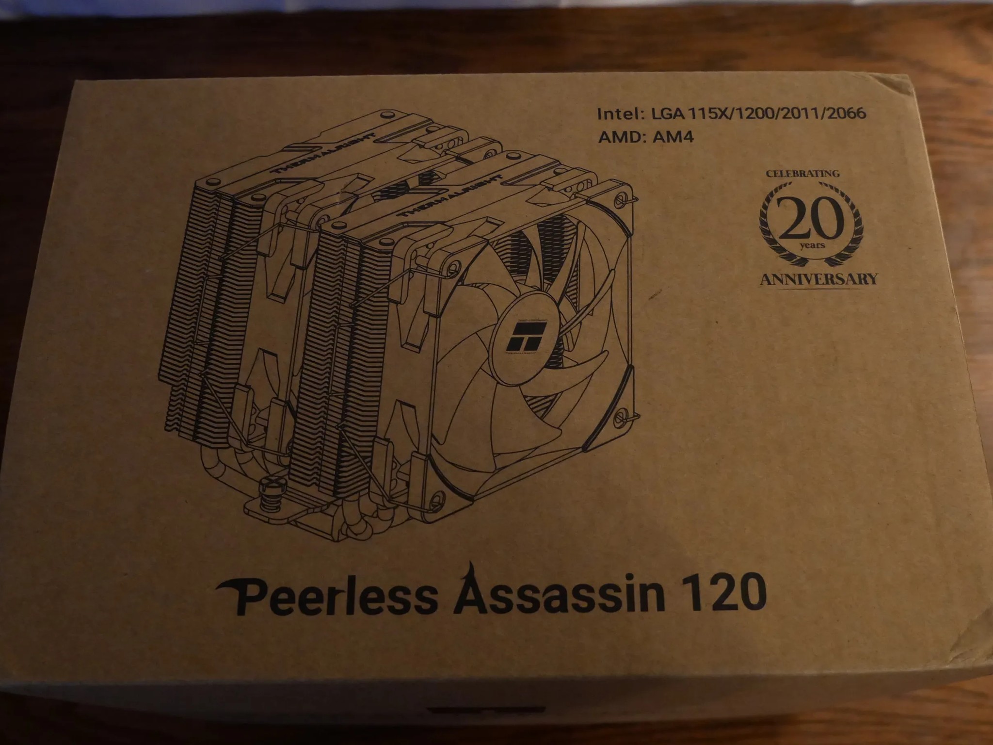 Thermalright Peerless Assassin 120 CPU Air Cooler, 6 Heatpipes, Dual 120mm TL-C12 PWM Fans