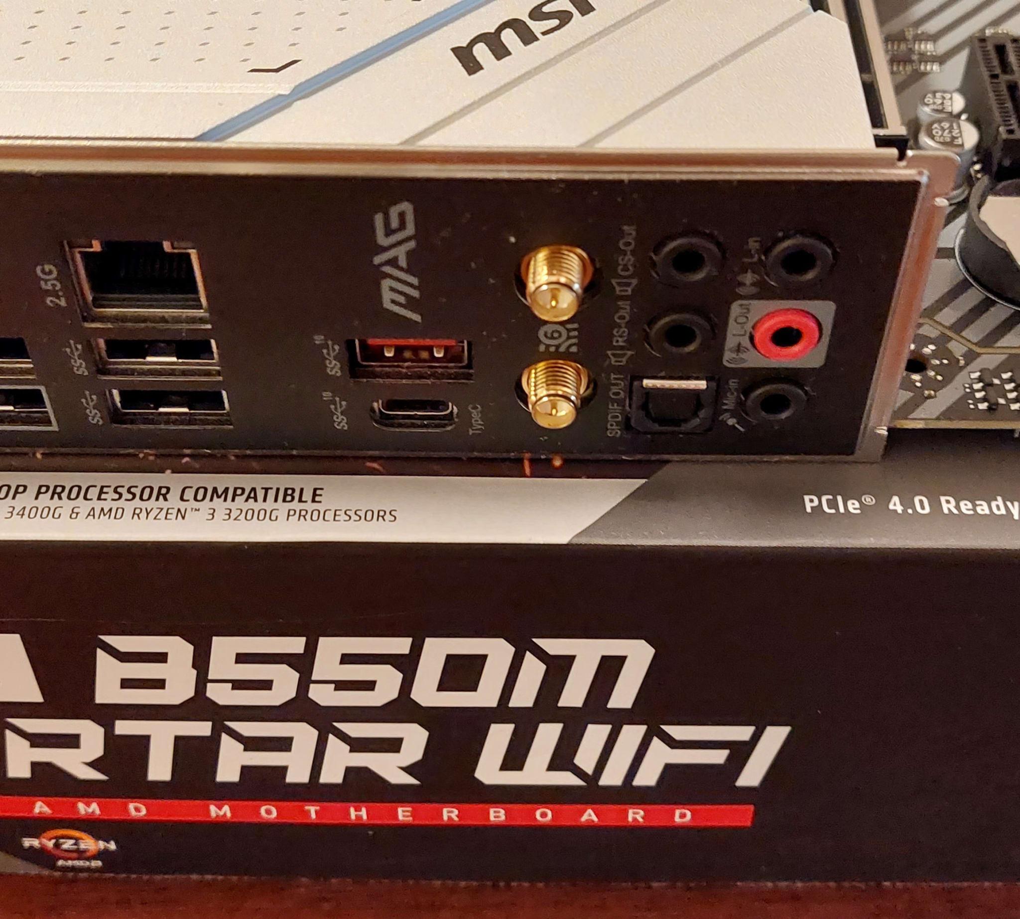 COMBO - AMD Ryzen 7 5800X CPU + MSI B550M Mortar WiFi + 500GB Samsung 970 EVO Plus NVMe SSD