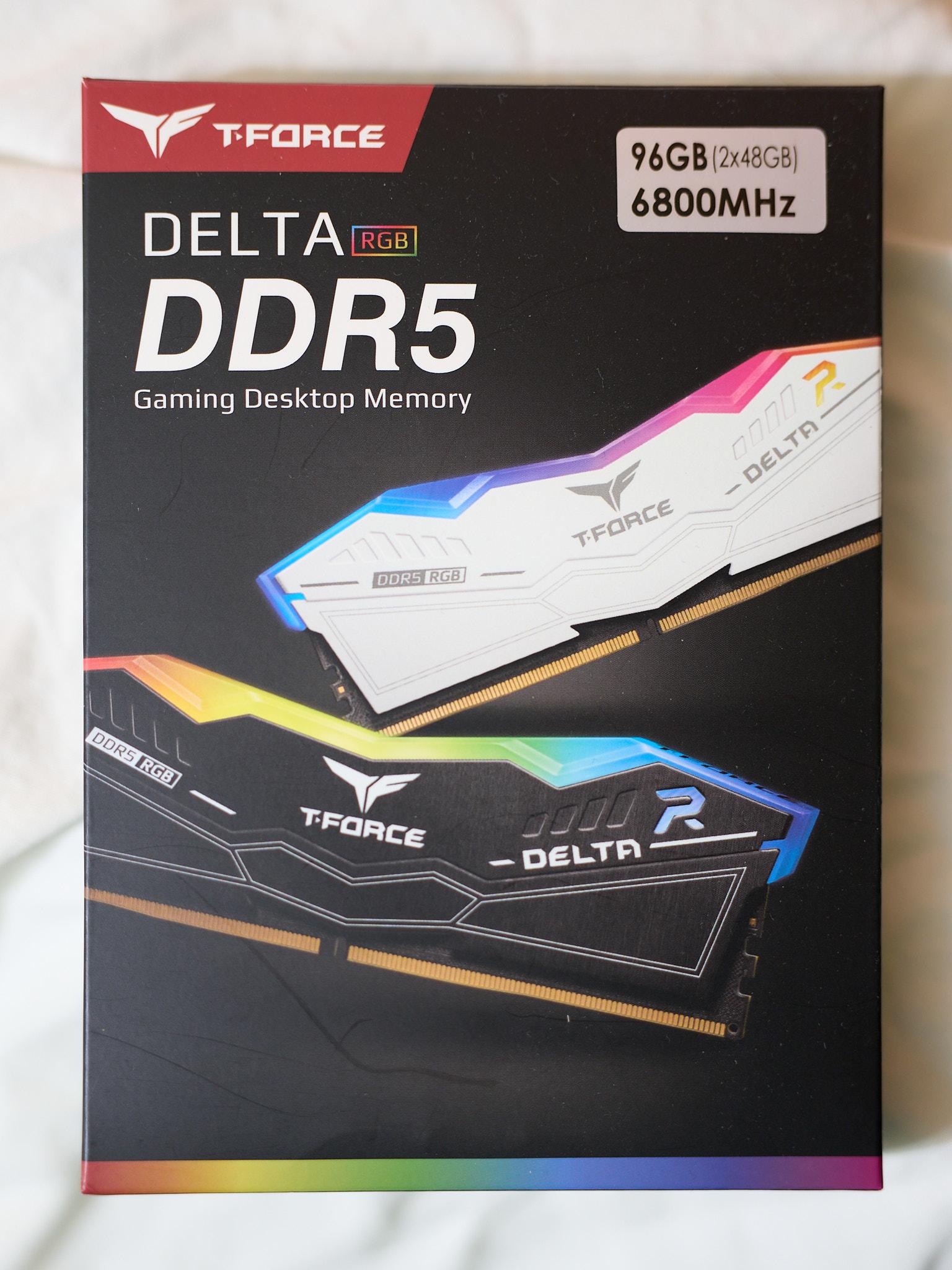 Team Group T-Force Delta RGB DDR5 96 GB (2 x 48 GB) 6800 Like New