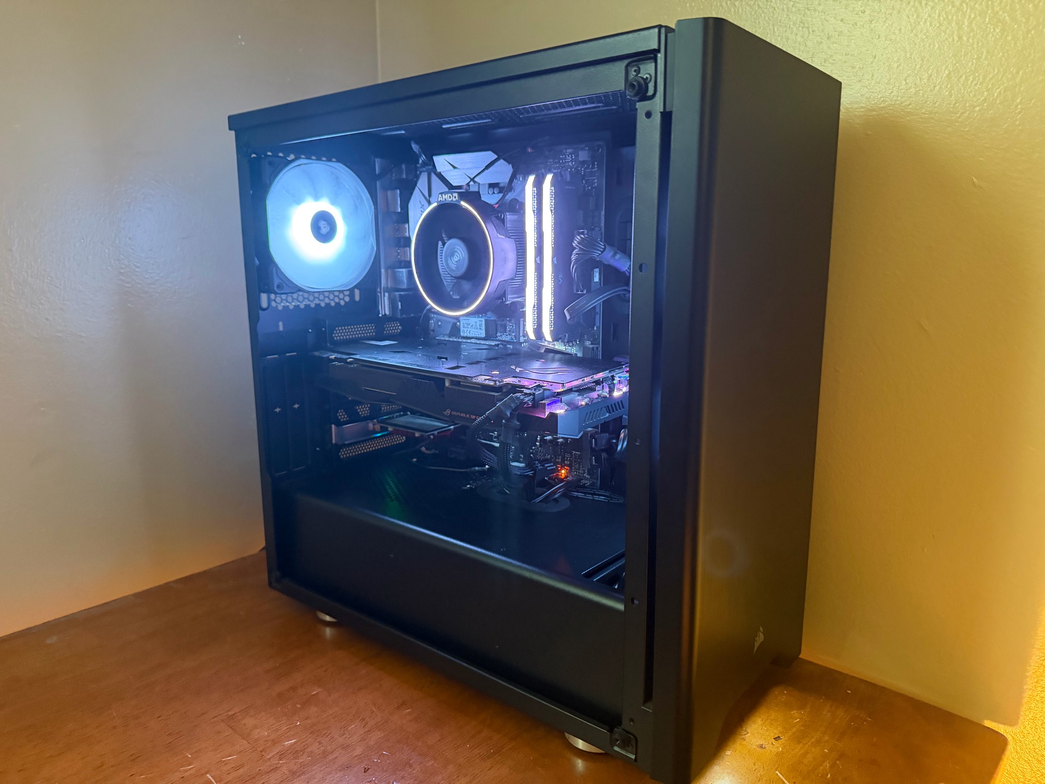 Gaming PC – Ryzen 7 2700X | ASUS ROG Strix GTX 1070 | 32GB RAM | Wi-Fi 6 | Windows 11 Home