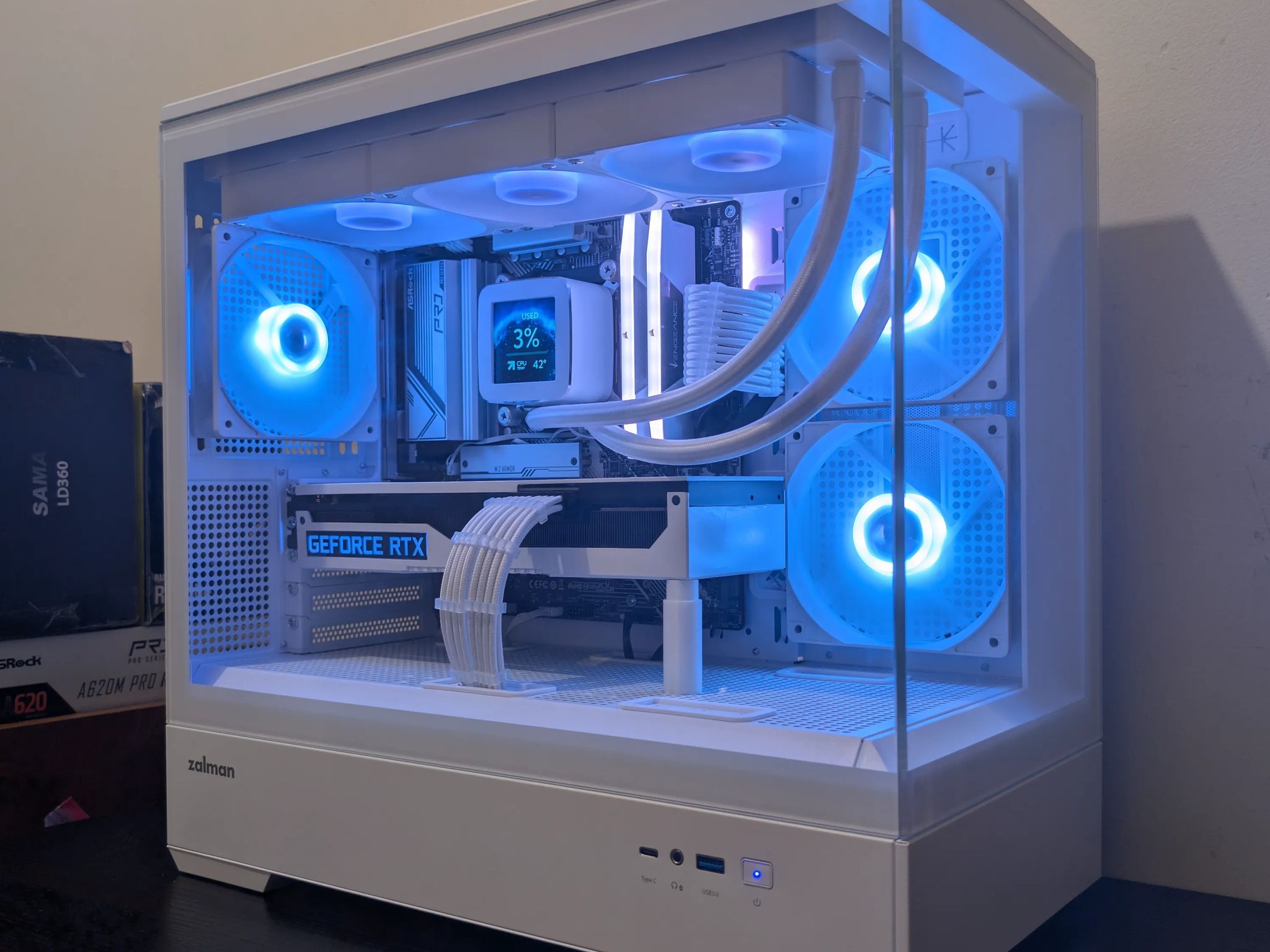 🦢1440p Gaming Beast | RTX 3080 | Ryzen 5 7600 | 1TB SSD | 32GB RAM | WiFi 6 & Bluetooth🦢