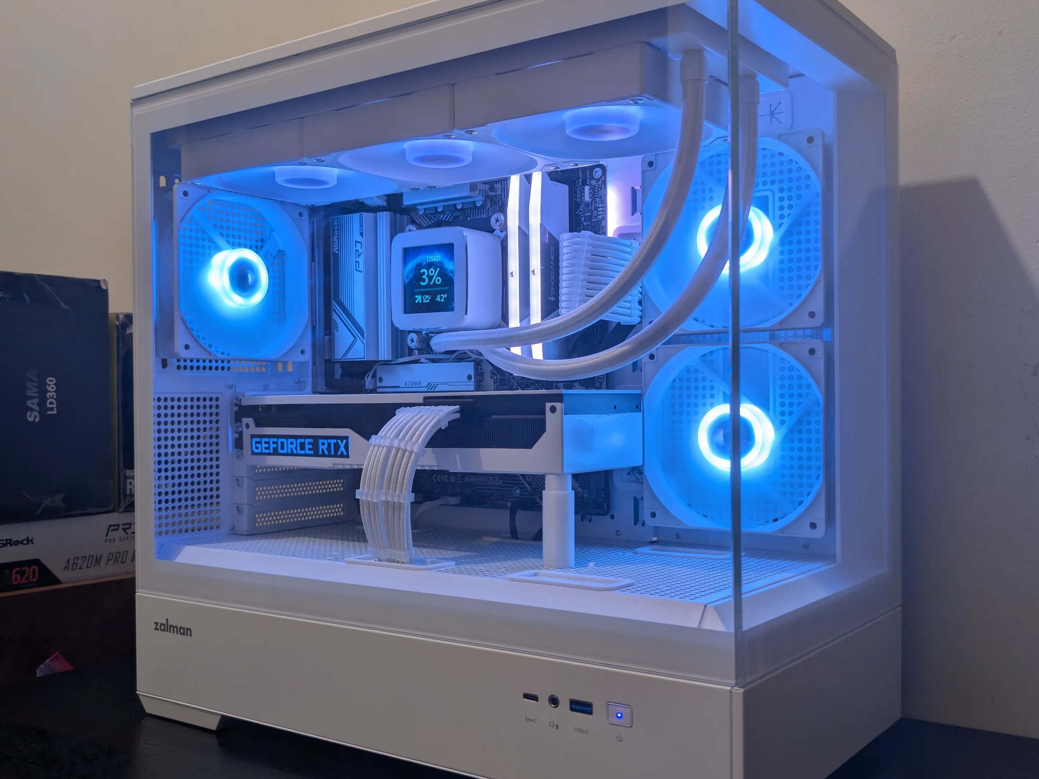 🦢1440p Gaming Beast | RTX 3080 | Ryzen 5 7600 | 1TB SSD | 32GB RAM | WiFi 6 & Bluetooth🦢