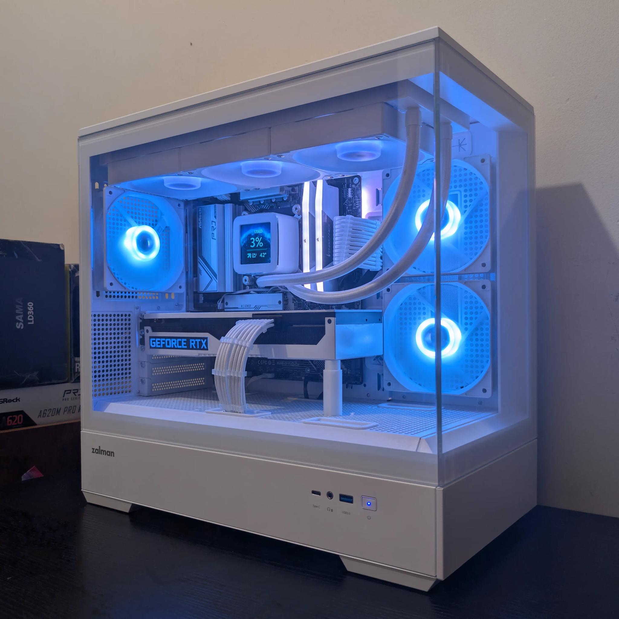 🦢1440p Gaming Beast | RTX 3080 | Ryzen 5 7600 | 1TB SSD | 32GB RAM | WiFi 6 & Bluetooth🦢