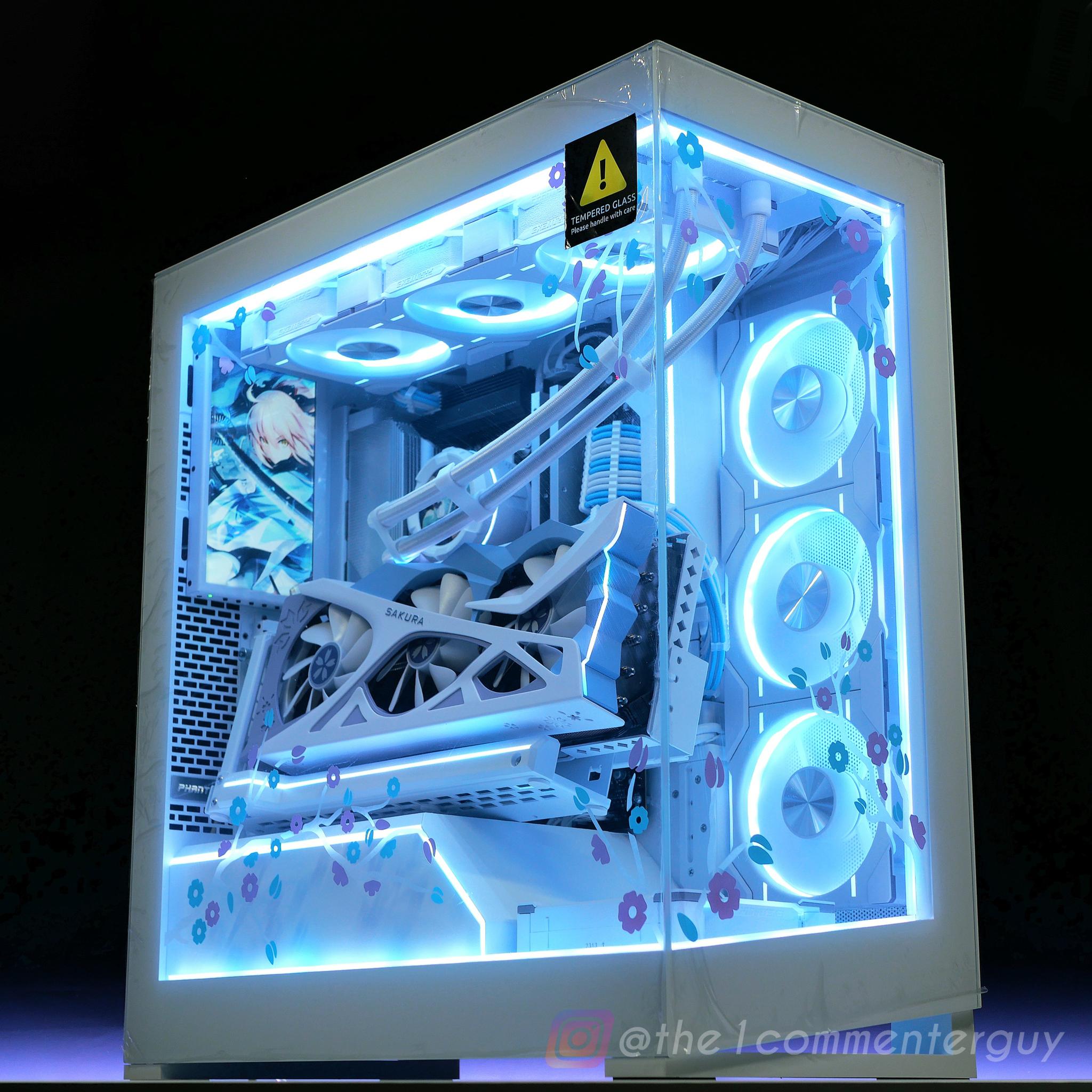 🌸Sakura👰🏻‍♀️NV5 🩵|💜 Ryzen 7800X3D, RX 7800XT, 32GB RAM, 2TB nvme White gaming pc