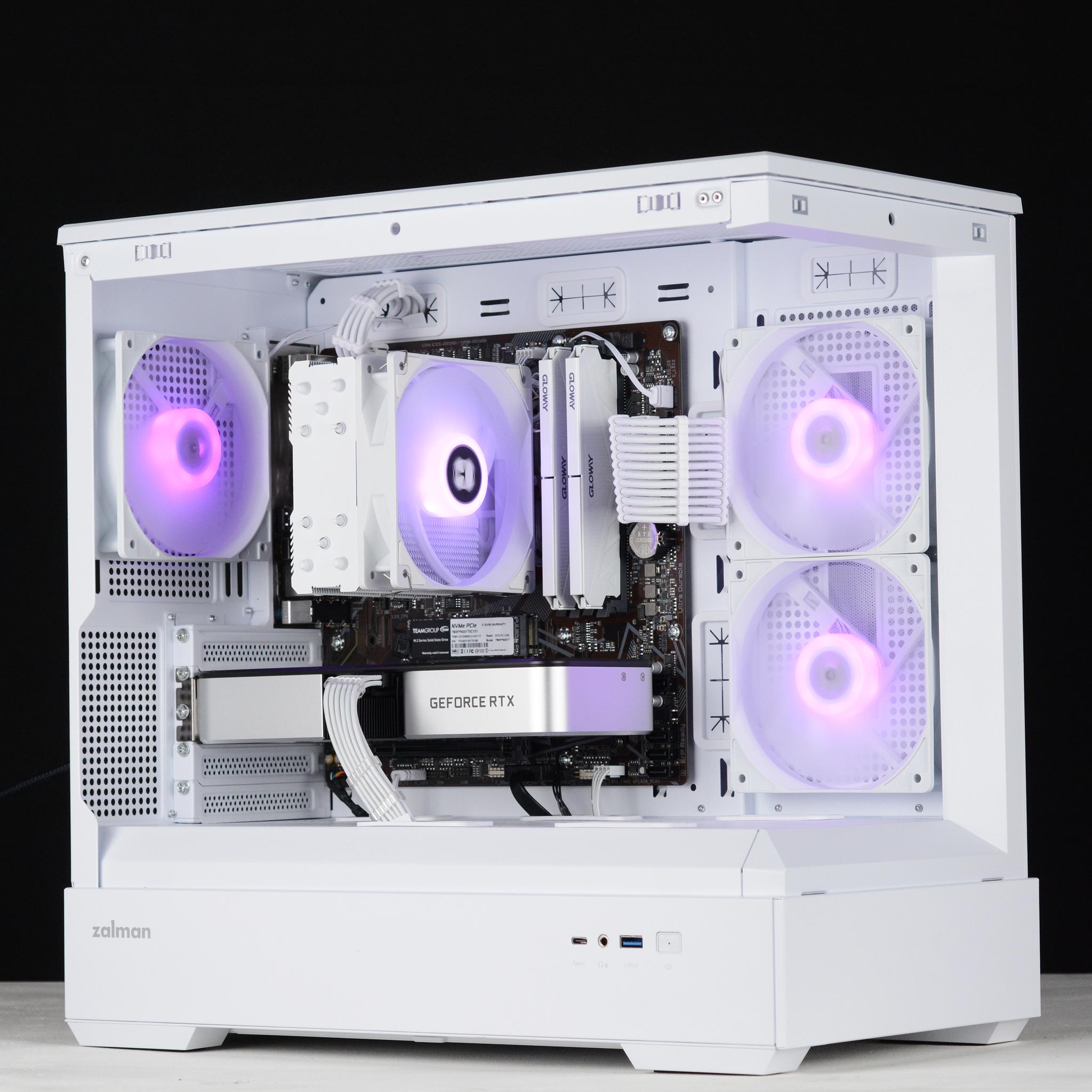 ⚪⚪ Pearl: 1080p/1440p Streaming and Gaming PC | RTX 3060 Ti, Ryzen 7, 32GB DDR4, 1TB SSD, WiFI