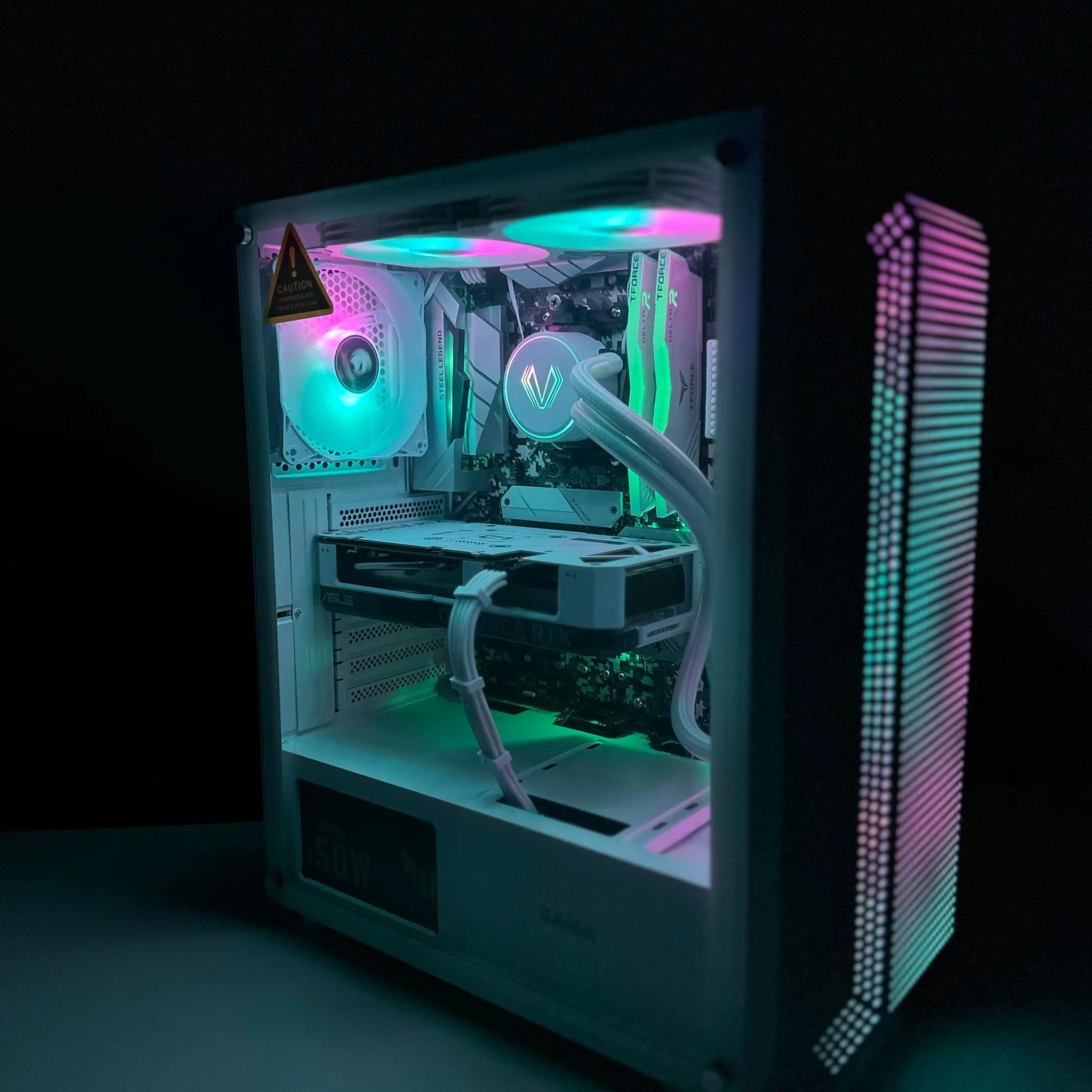Frostbite ❄️ : Asus 4060 OC| AMD 5600| 1TB NVME| 3600mhz 16GB Ram| Liquid Cooled| Win 10