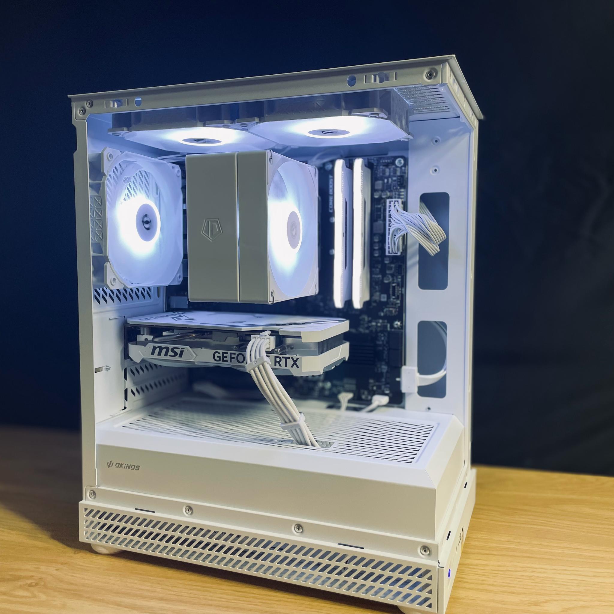 🤍 RTX 4060 / Ryzen 5 5500 / 16GB / 1TB Gaming PC 🤍