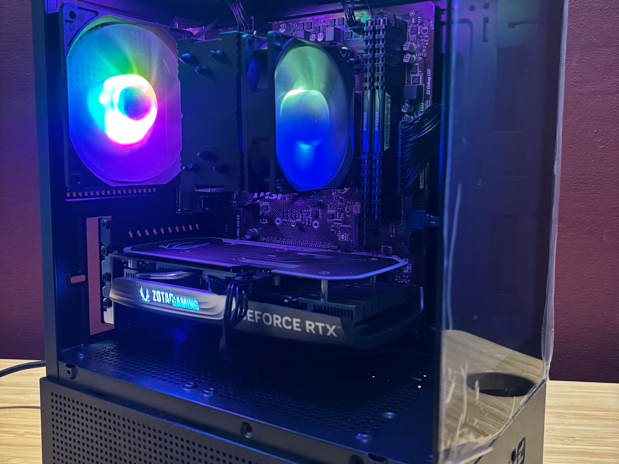 GeForce RTX 4060 Custom Gaming PC - Ryzen 7 3700x, 16GB RAM, 512gb NVME