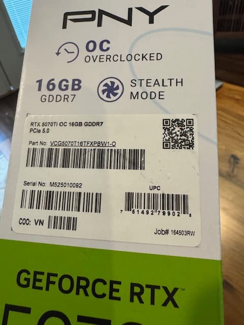 Like new PNY OC 5070 Ti