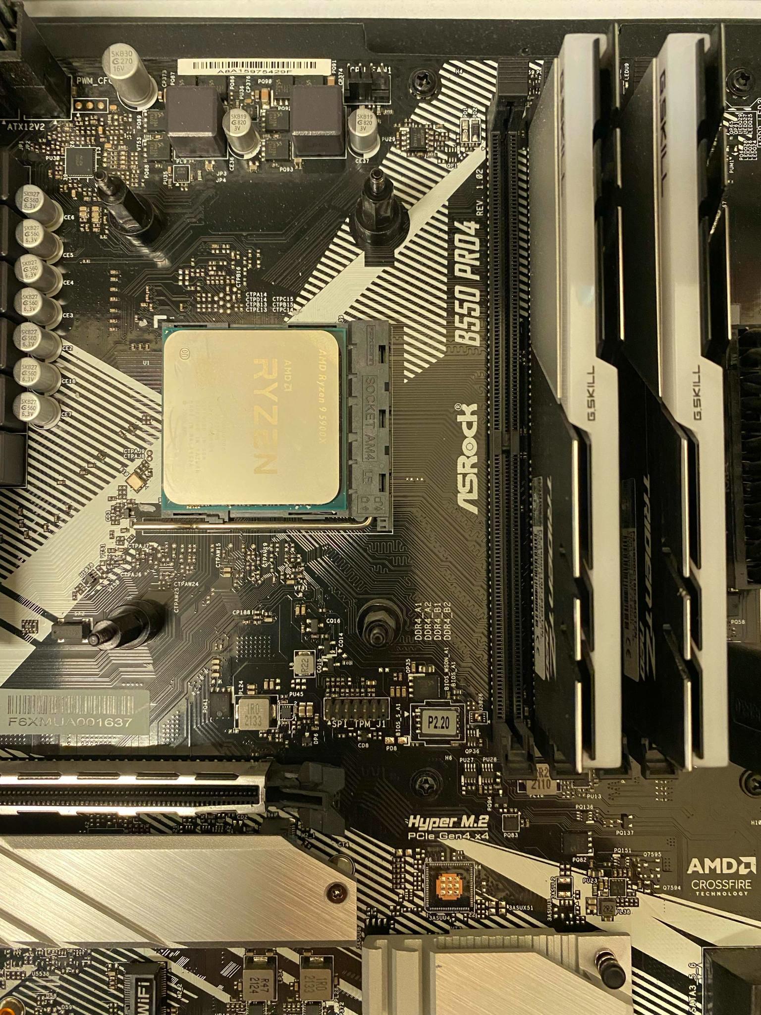 5900X CPU, Motherboard, 64 Gig Ram COMBO