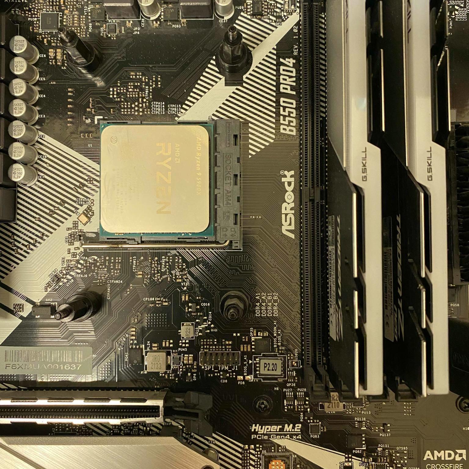 5900X CPU, Motherboard, 64 Gig Ram COMBO