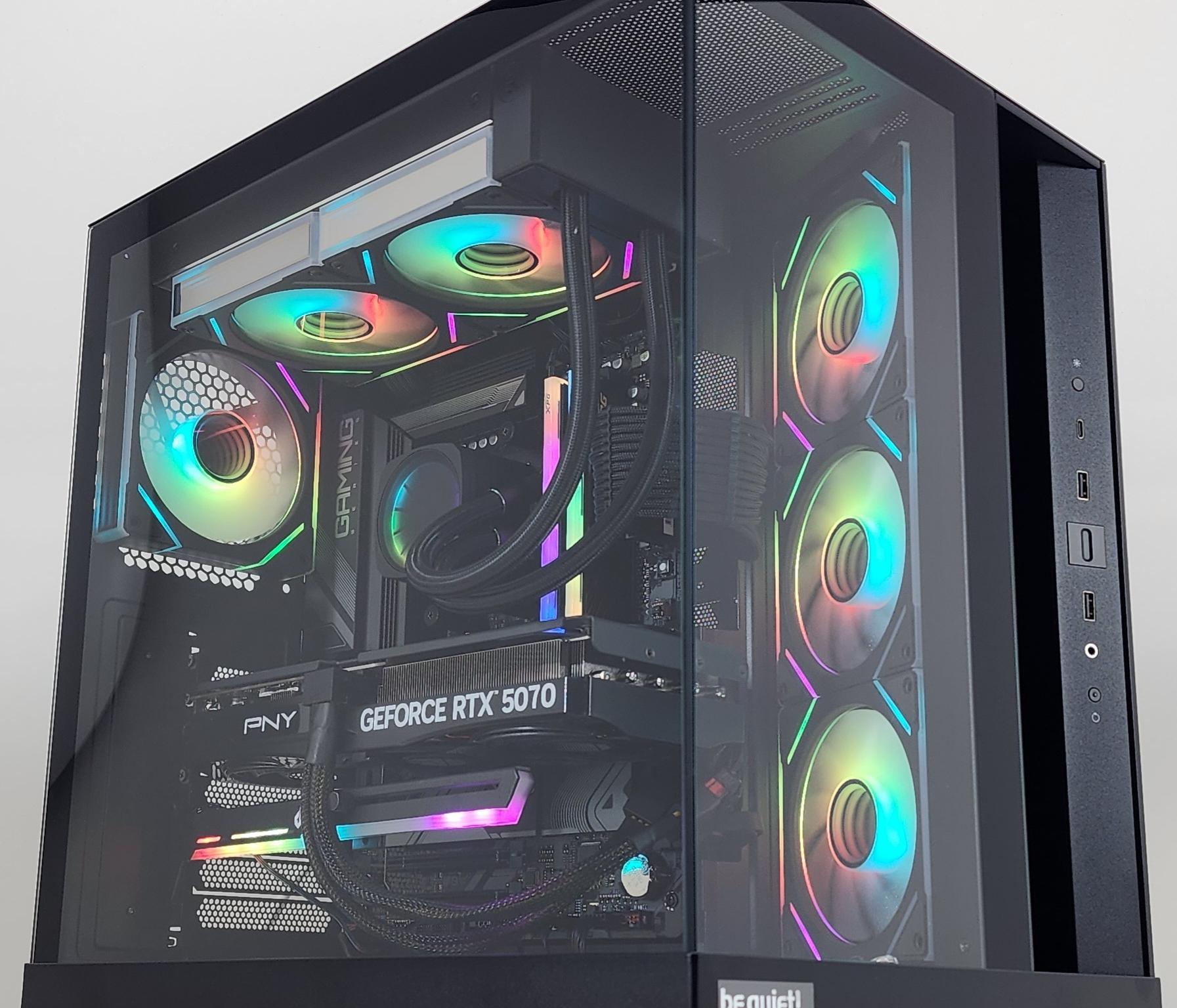 Gaming PC Ryzen 7 7700 32GB RAM 1TB SSD RTX 5070 12GB Windows 11 Computer