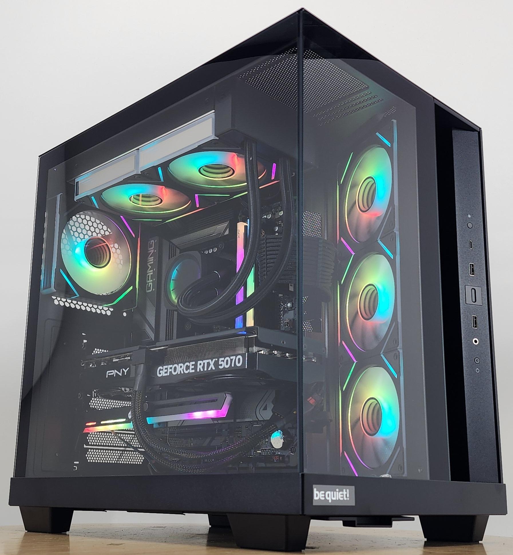 Gaming PC Ryzen 7 7700 32GB RAM 1TB SSD RTX 5070 12GB Windows 11 Computer