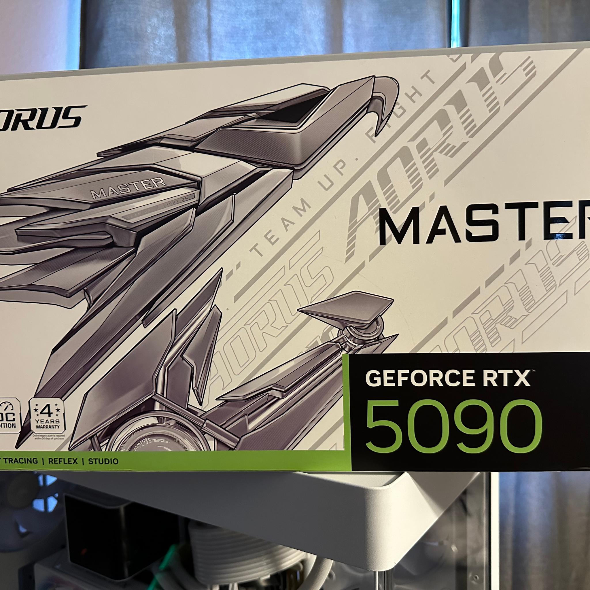 GIGABYTE AORUS GeForce RTX 5090 MASTER ICE 32G