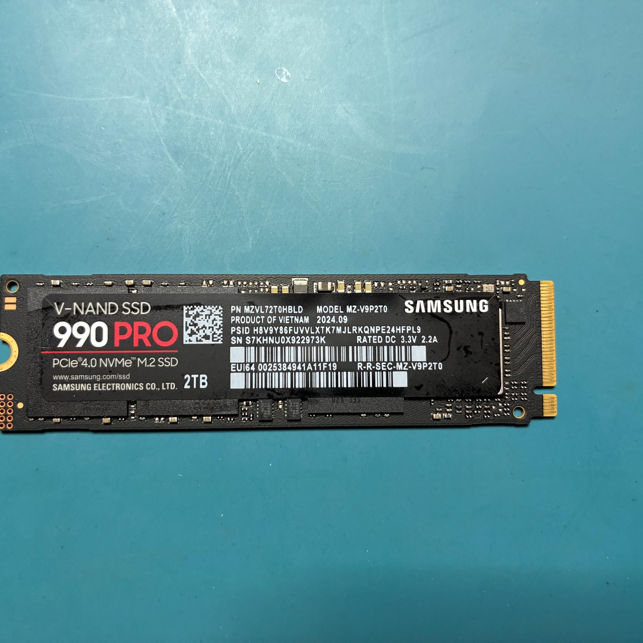 Samsung 990 PRO M.2 2280 2TB (SSD)