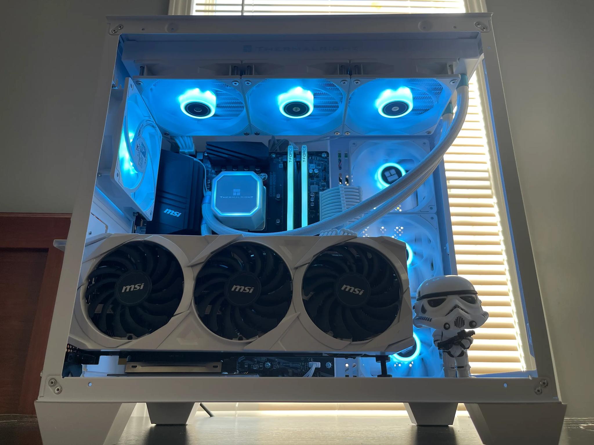 ⚪Stormtrooper⚫🌊Liquid Cooled🌊 RTX 3080 | Ryzen 7 5800X | 1TB NVME | 32GB RAM