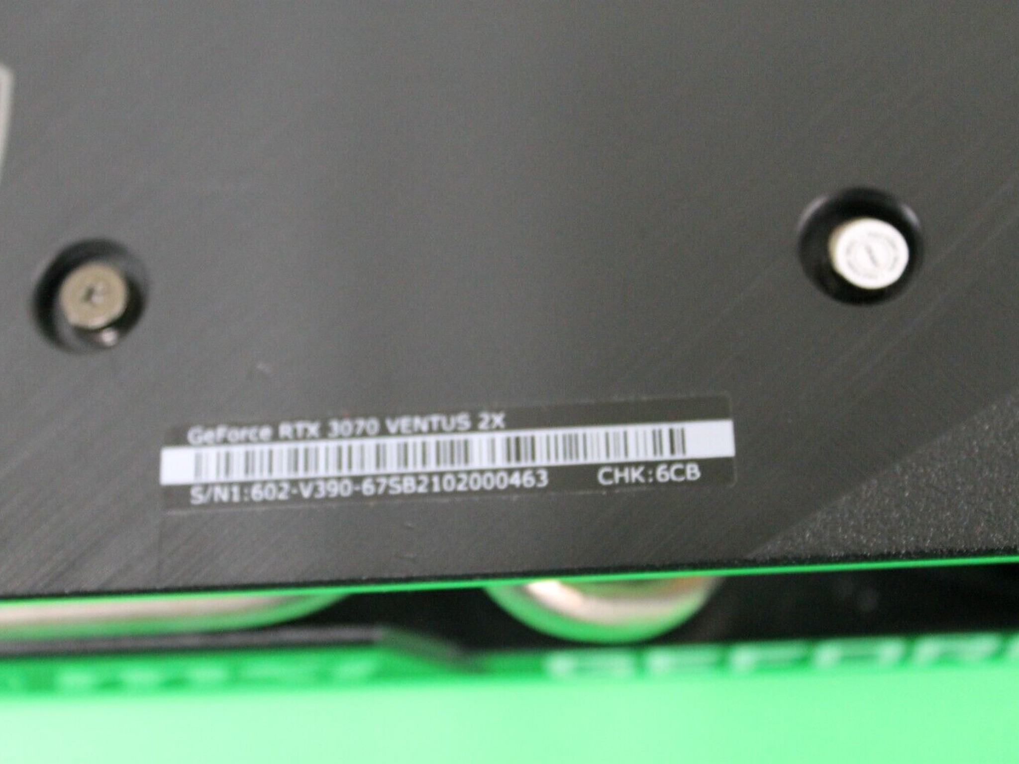 MSi Nvidia Geforce RTX 3070 Ventus 2X NON-LHR 8GB GDDR6 Graphics Card GPU