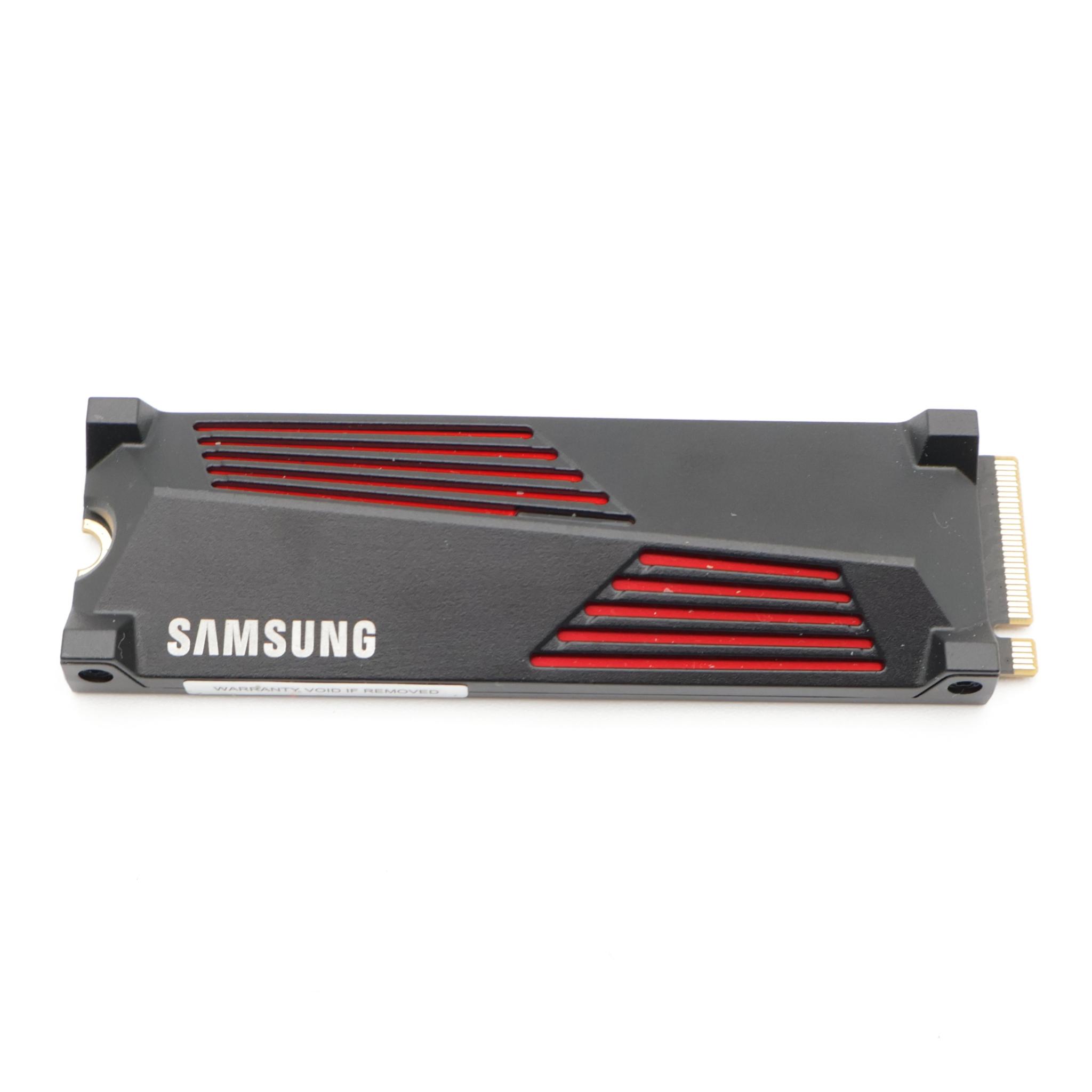Samsung 990 PRO 4TB NVMe SSD w/Heatsink PCIe 4.0 MZ-V9P4T0CW 100% Health