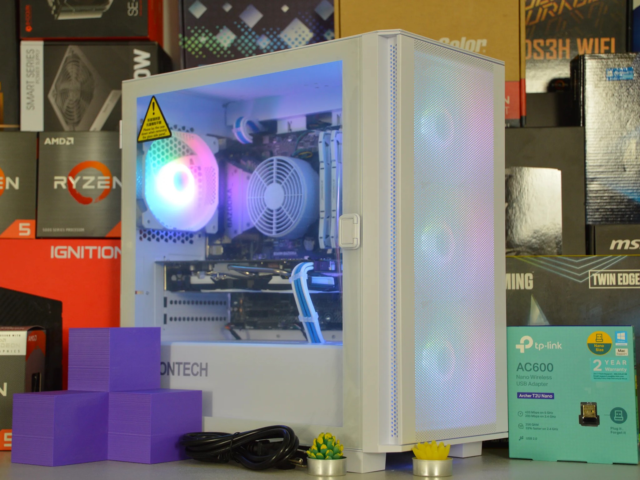 🔮❄️| RX 580 | INTEL i5-8400 | 16GB DDR4 RAM | 512GB NVME SSD | Crystal Snow |