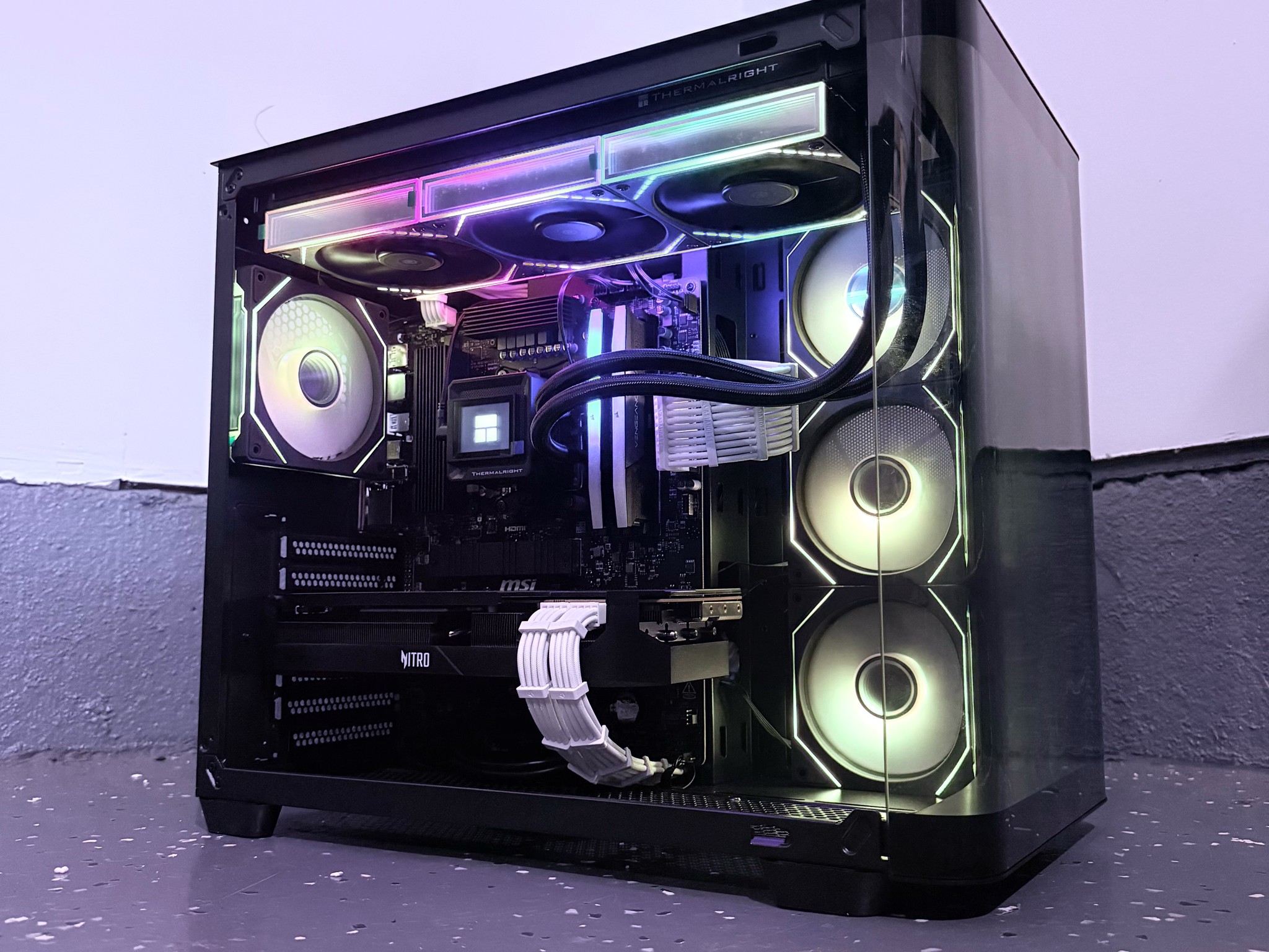 ⚫️"Midnight Halo"🌈| 4k Gaming | RX 7900GRE 16GB | Ryzen 5 7600X | 32GB 6400mt/s DDR5 | 2TB SSD+Dram