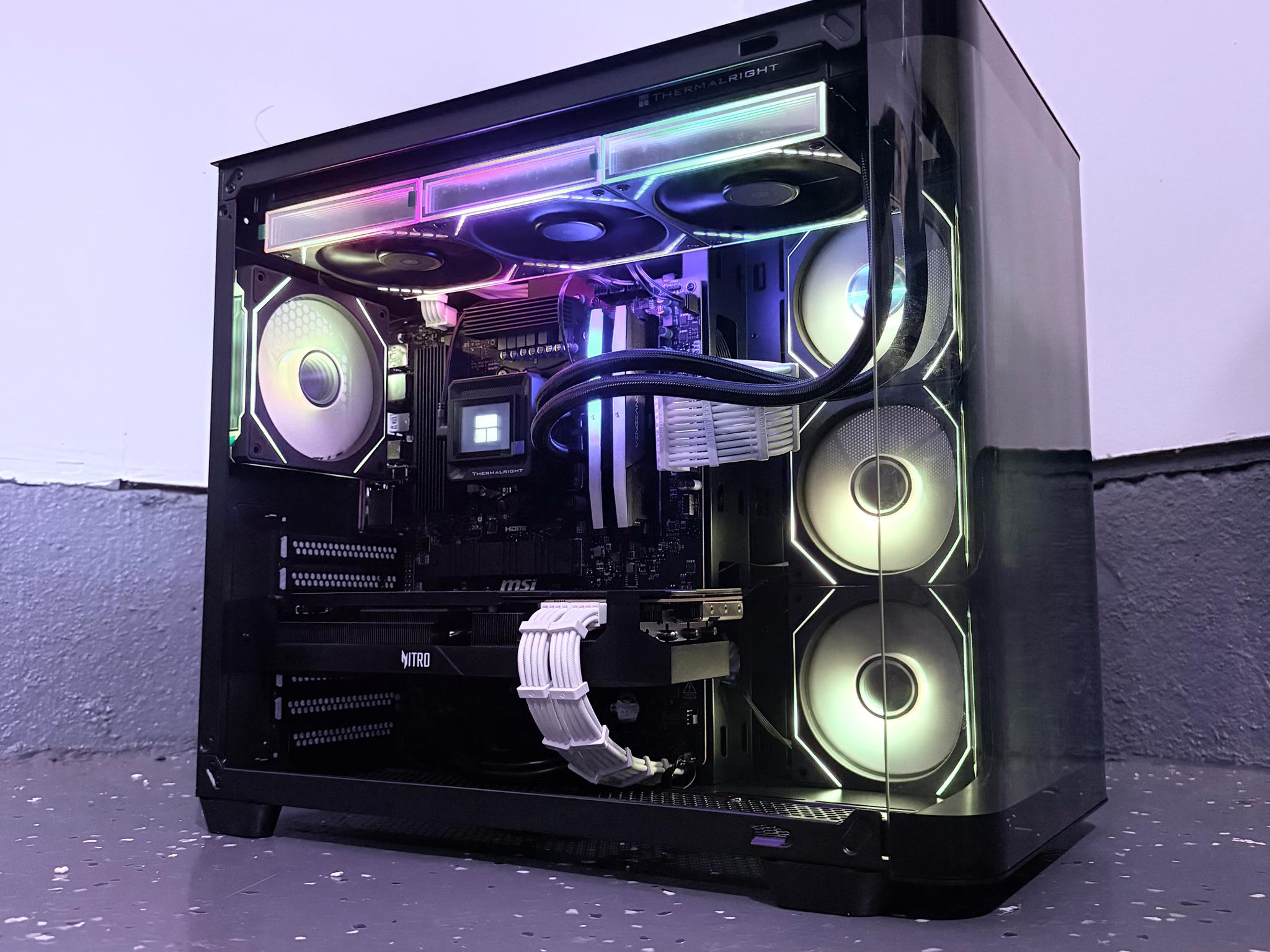 ⚫️"Midnight Halo"🌈| 4k Gaming | RX 7900GRE 16GB | Ryzen 5 7600X | 32GB 6400mt/s DDR5 | 2TB SSD+Dram