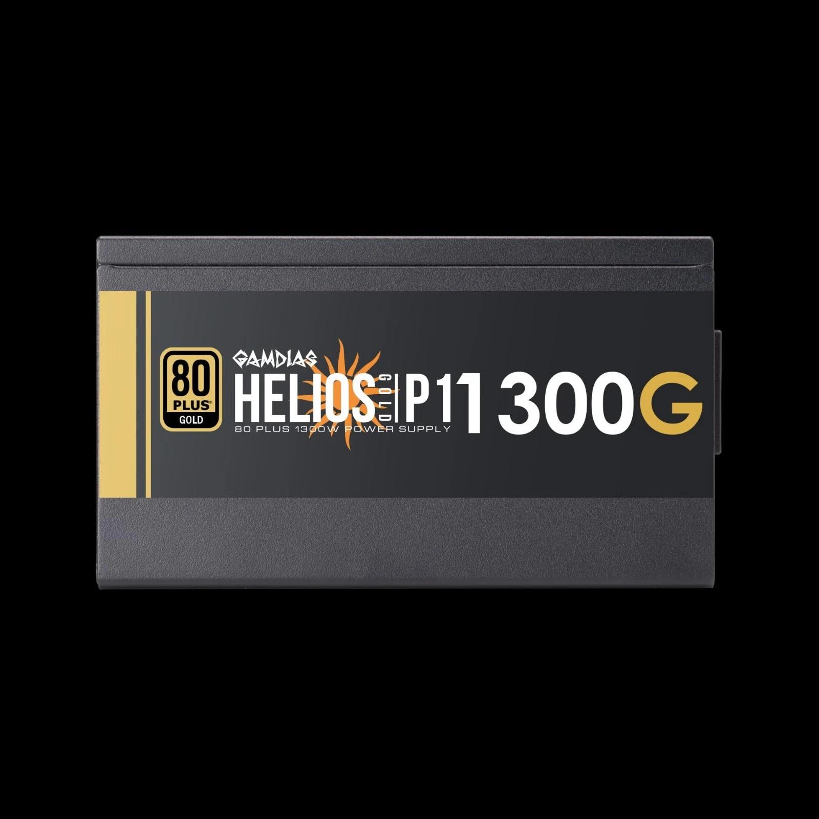 GAMDIAS Helios P2‑1300G 1300W 80+ Gold Fully Modular PSU ATX Power Supply NEW