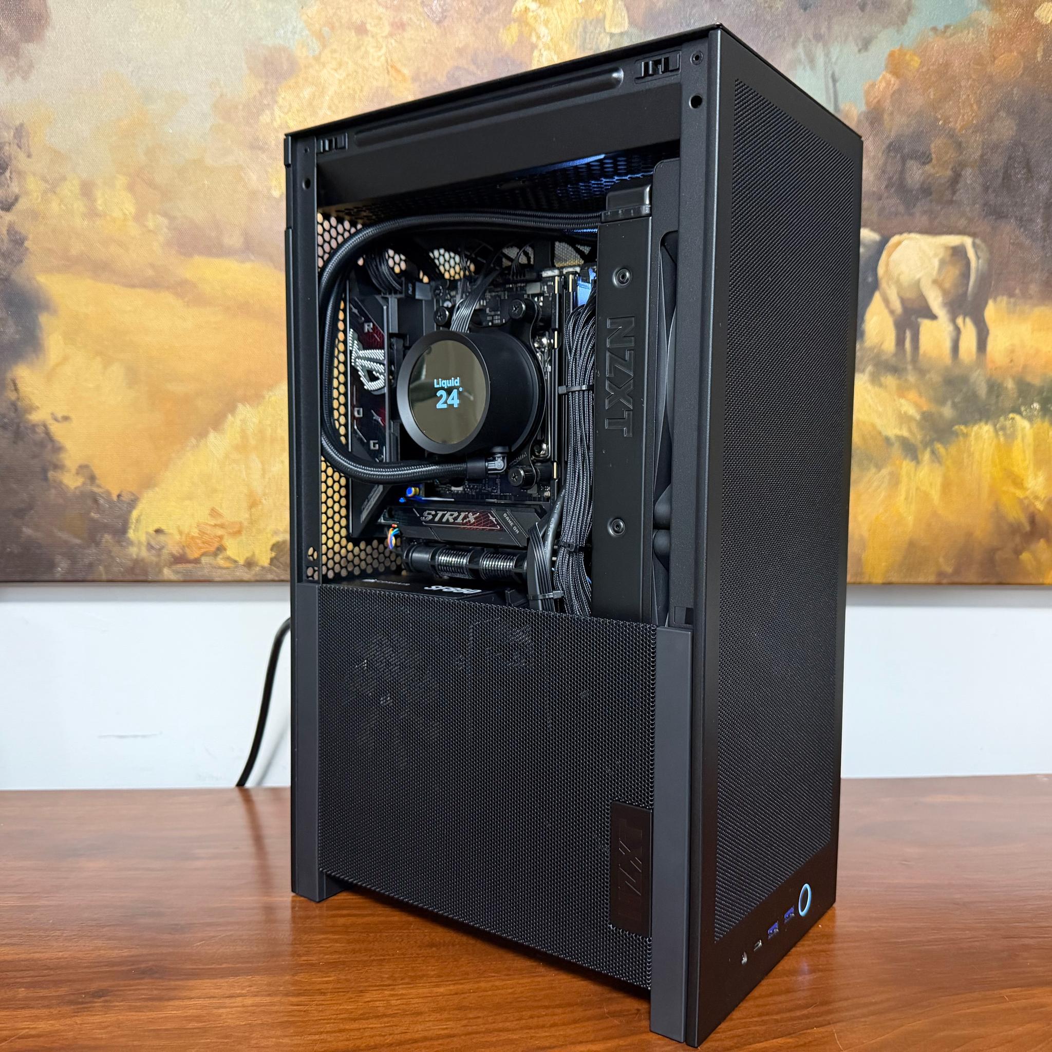 RTX 5080 FE | Ryzen 7 9800X3D | 32GB CL28 | STRIX B850i | 2TB NVMe | NZXT 280 AIO | SF850 | H2 FLOW