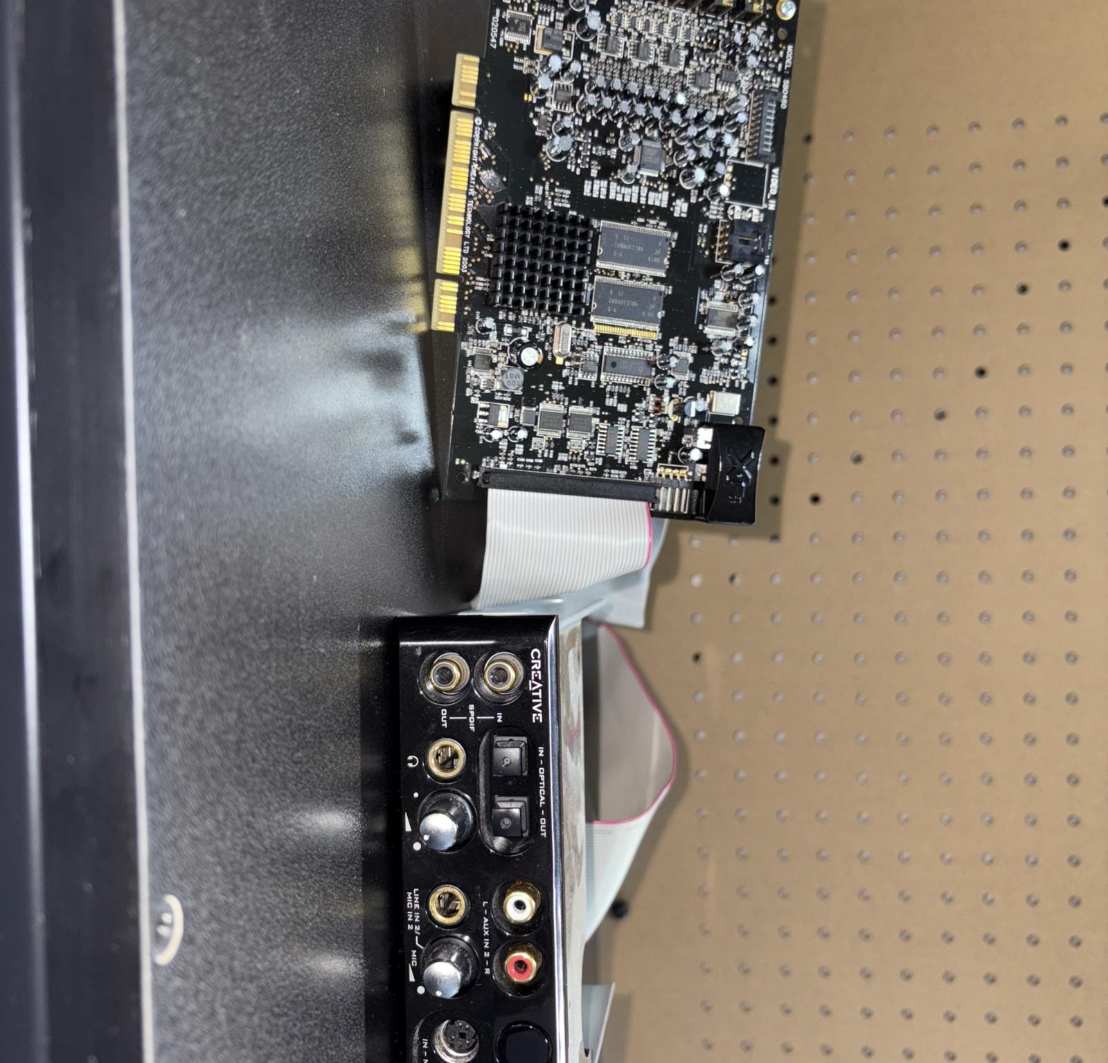 SOLD! Creative Labs Sound Blaster X-FI FATAL1TY Edition SB0460+SB0250